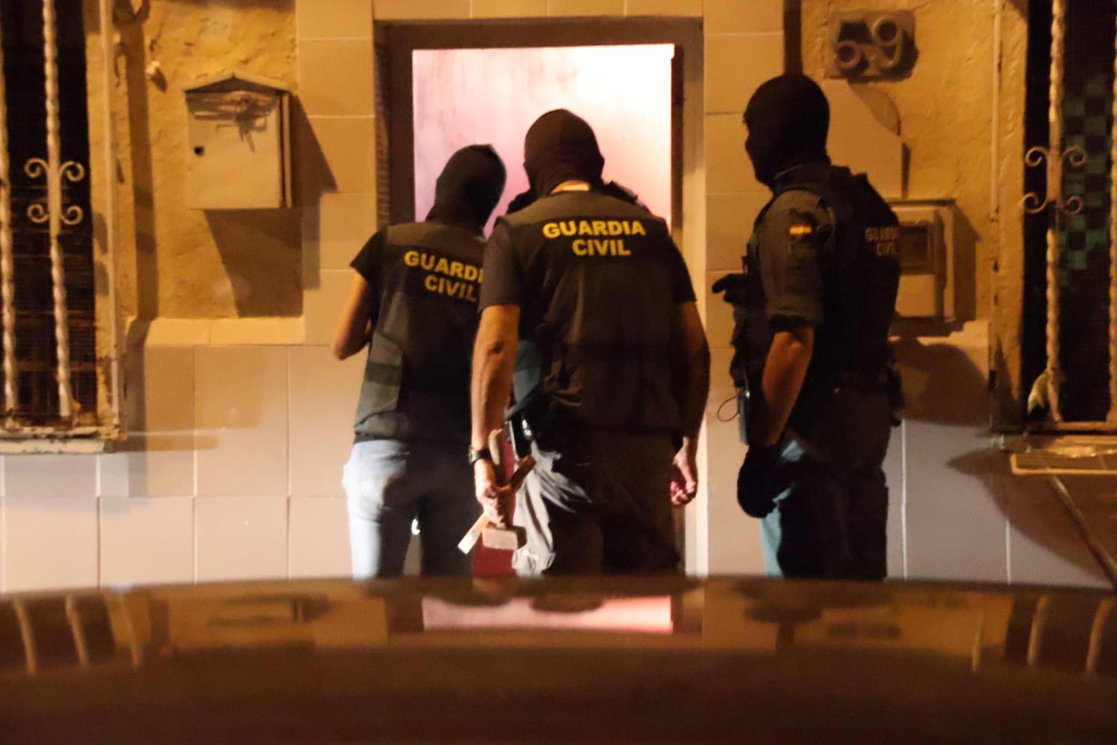 Redada antidroga en Pizarrales