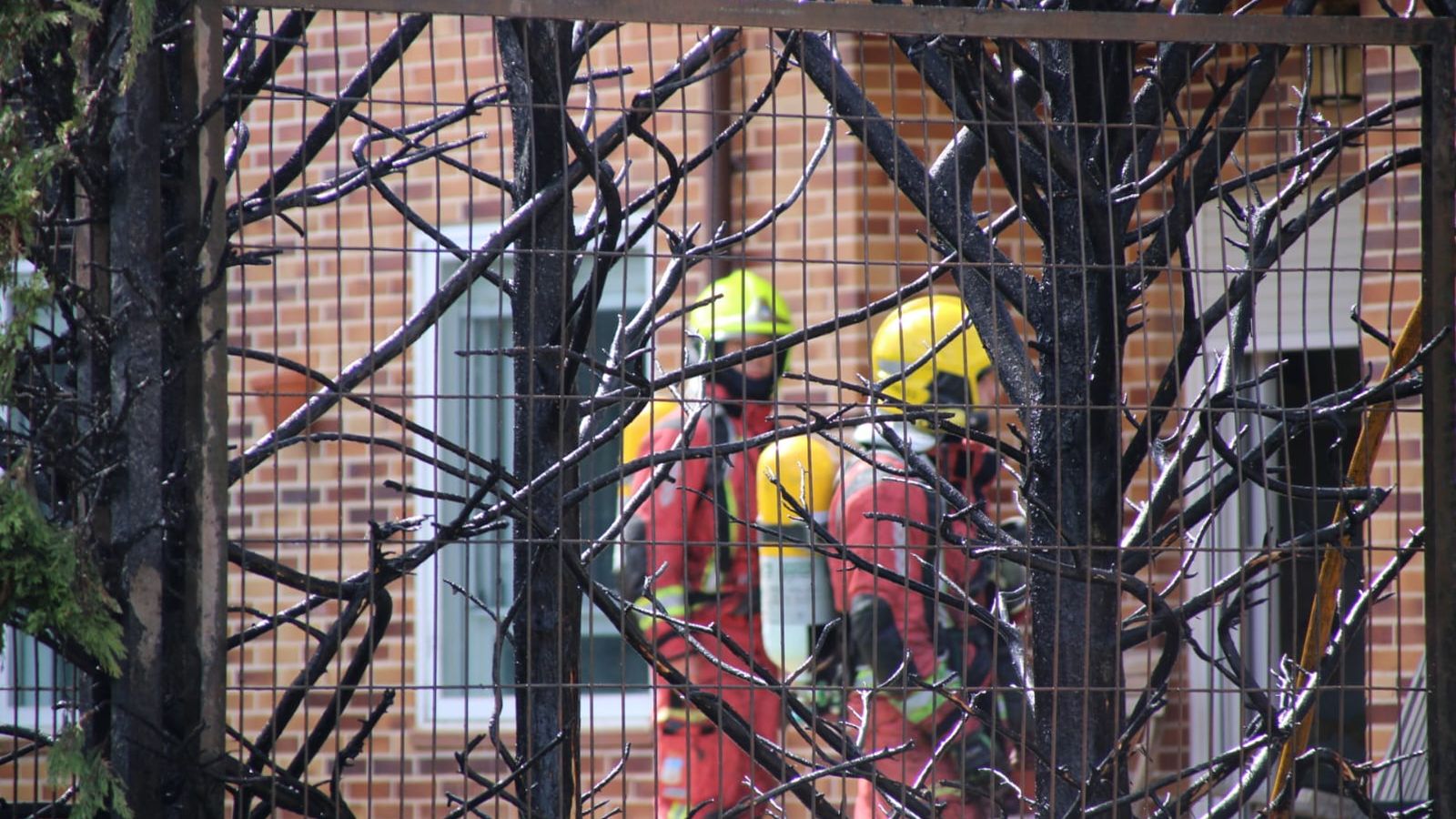 Incendio en una casa de Villamayor junto al Parque Científico