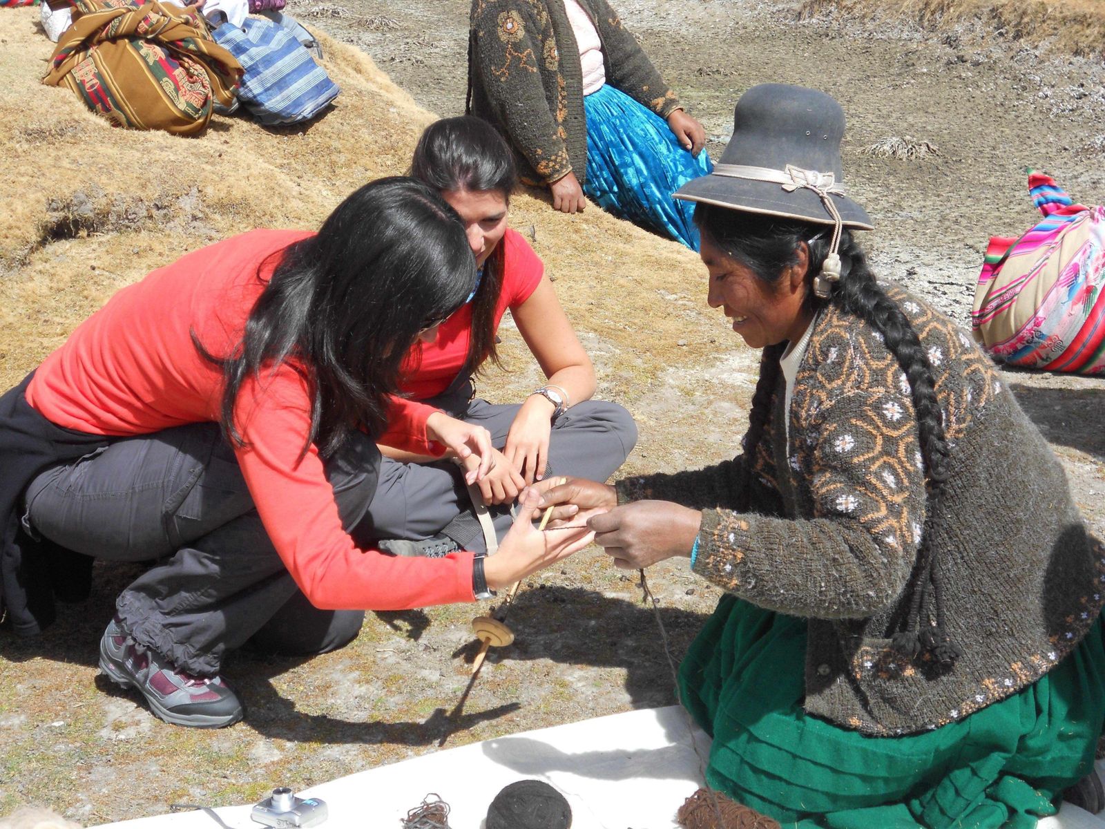 Cooperantes En Guatemala. Foto de archivo