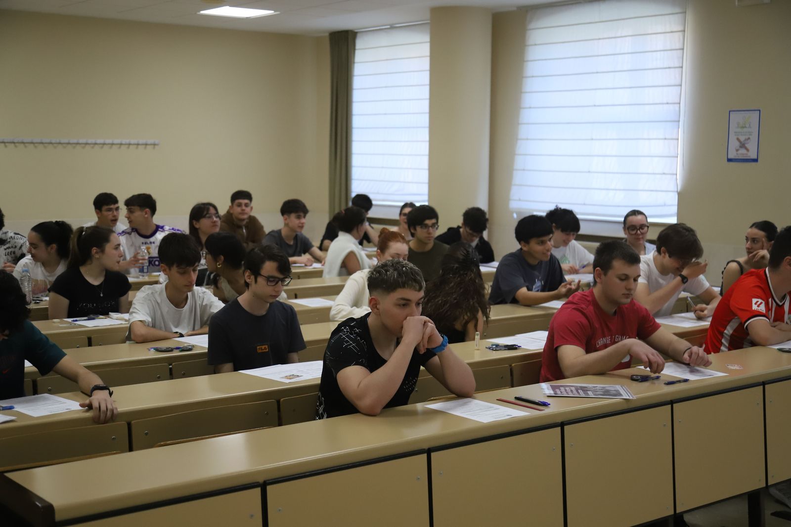 Examen de la EBAU 2024 en Zamora