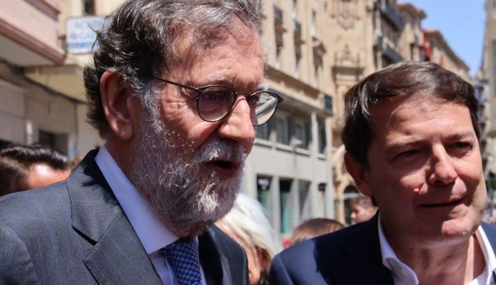 Mariano Rajoy llega a Salamanca, de la mano de Alfonso Fernández Mañueco, para apoyar la candidatura de García Carbayo