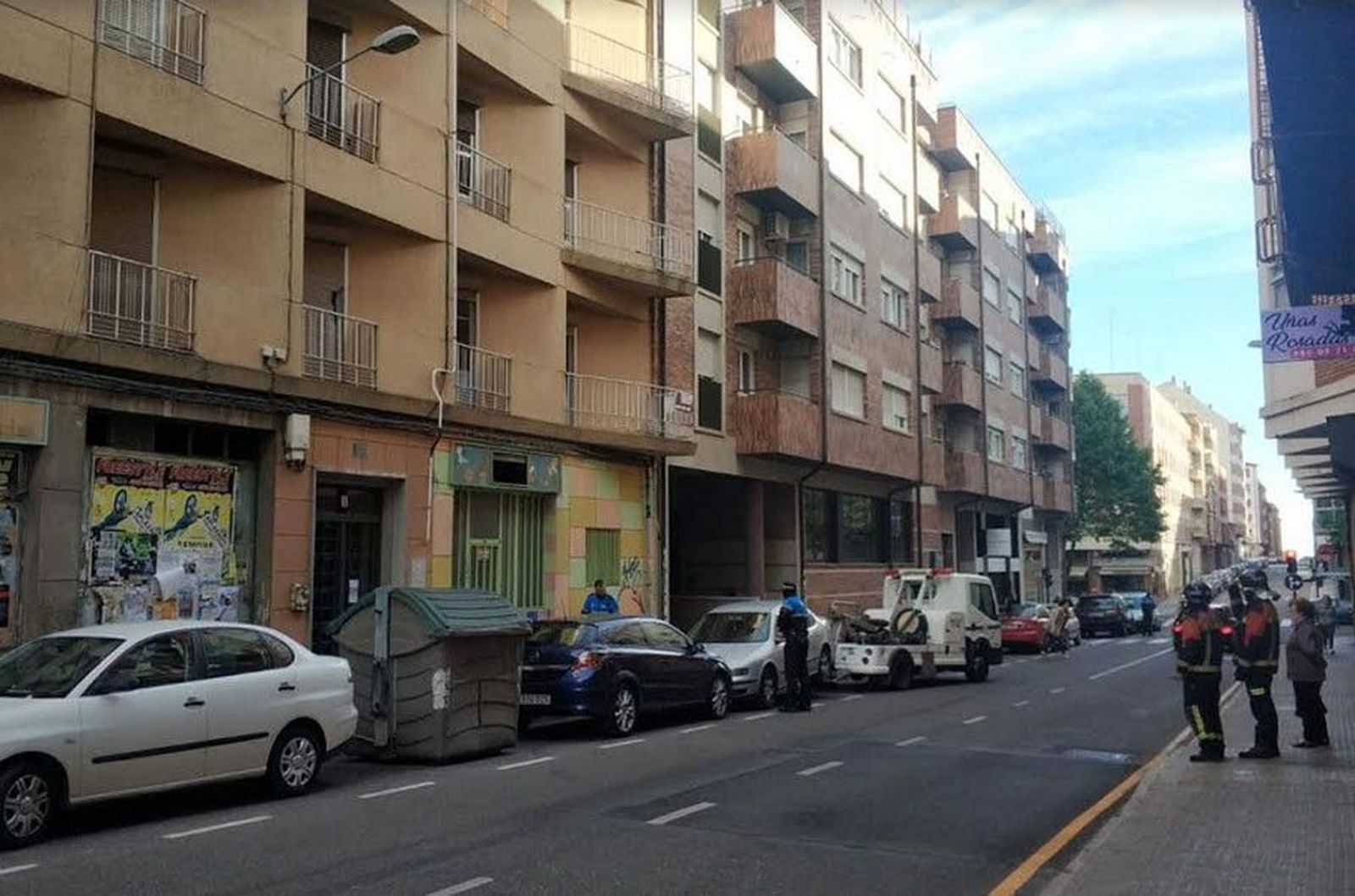 Calle libertad desprendimientos