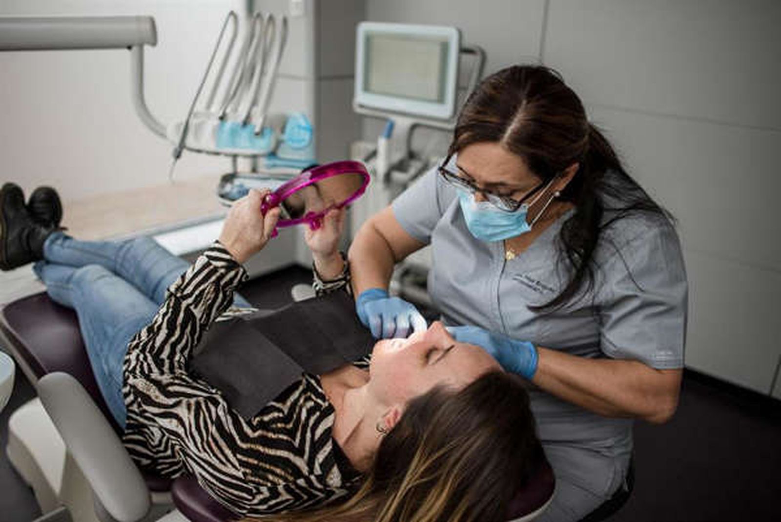Paciente en el dentista. EP