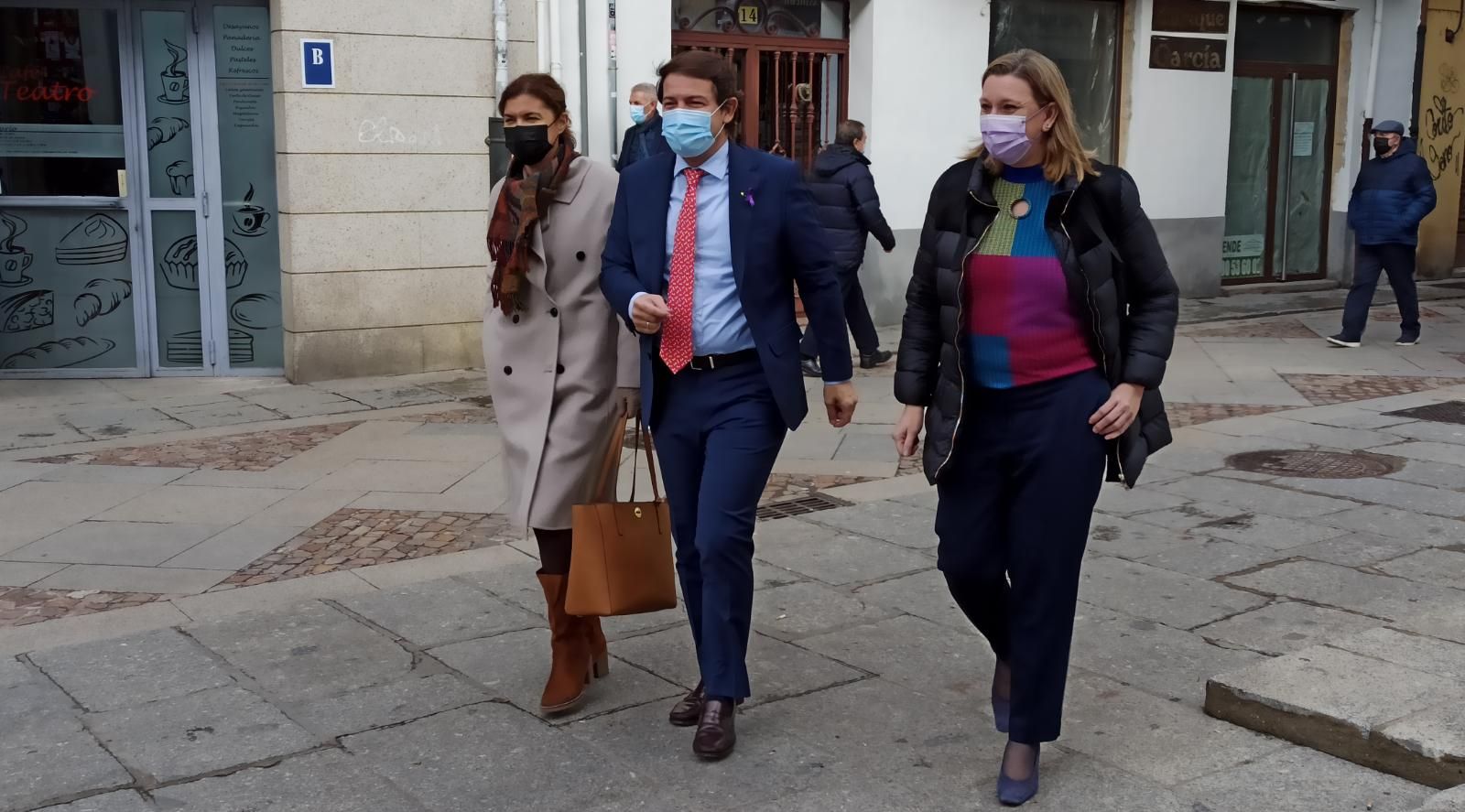 Mañueco llega al Congreso