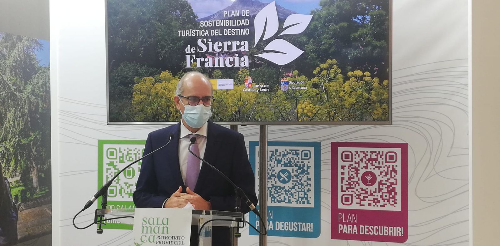 INTUR, Presentación de Javier Iglesias, presidente de la Diputación de Salamanca