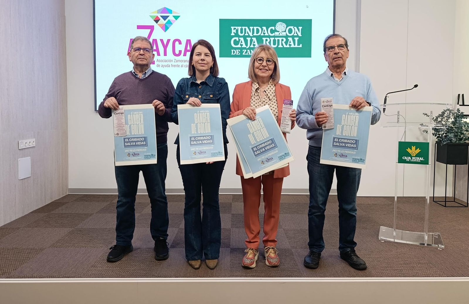 Presentación de las actividades de AZAYCA con motivo del mes contra el cáncer de colon