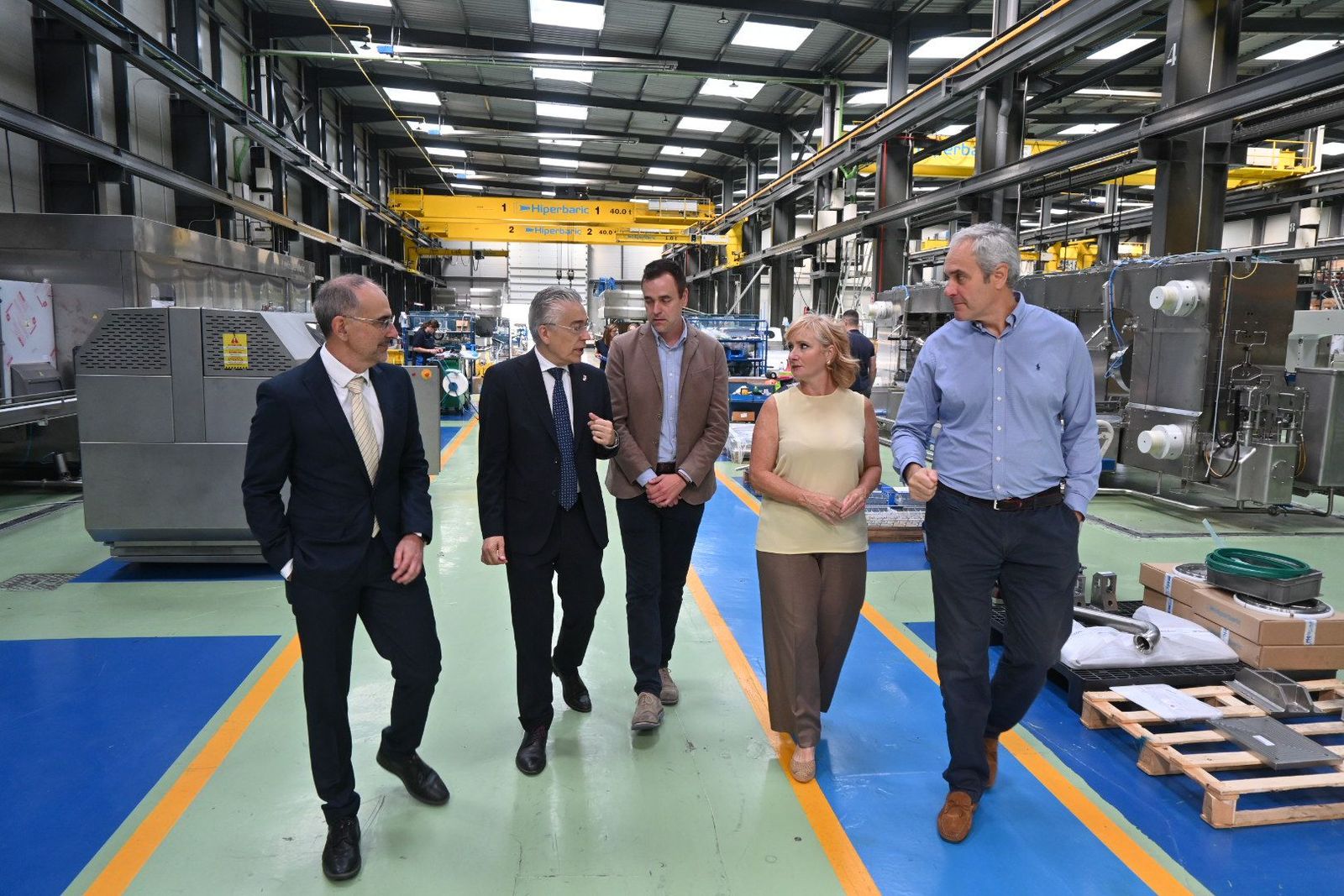 CONSEJERA DE EMPLEO VISITA HIPREBARICK 