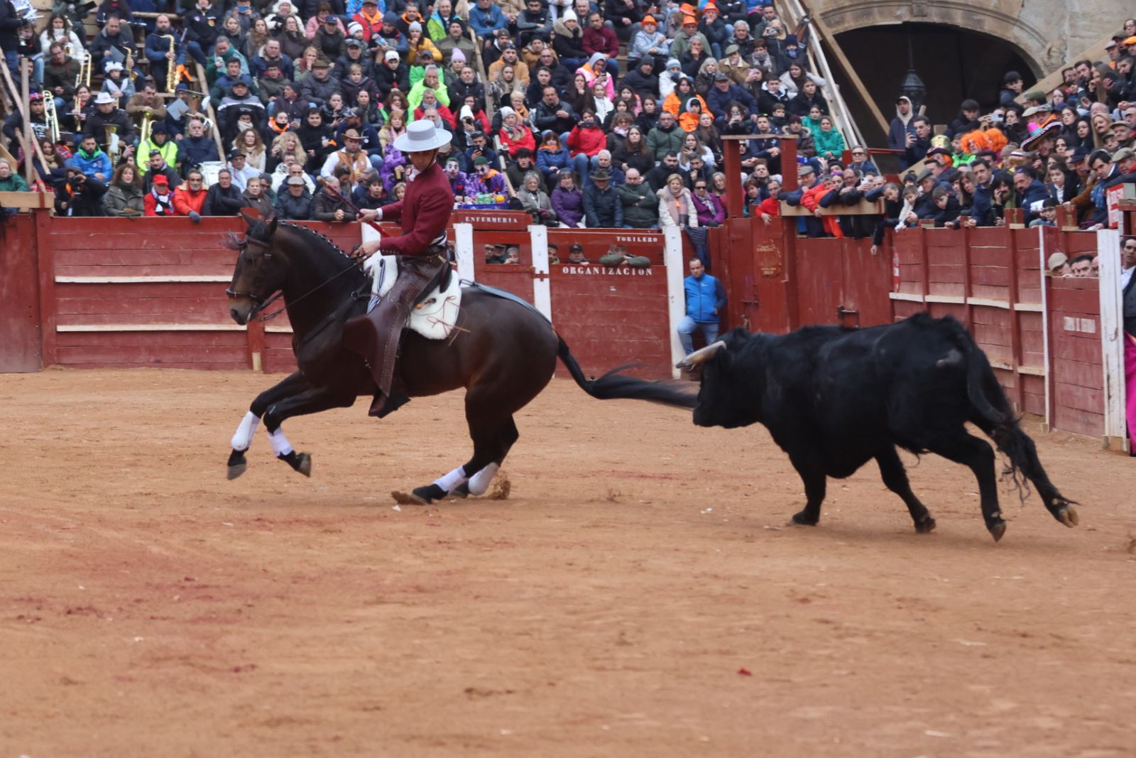 Novillada sin picadores del bolsín taurino y rejones en Ciudad Rodrigo