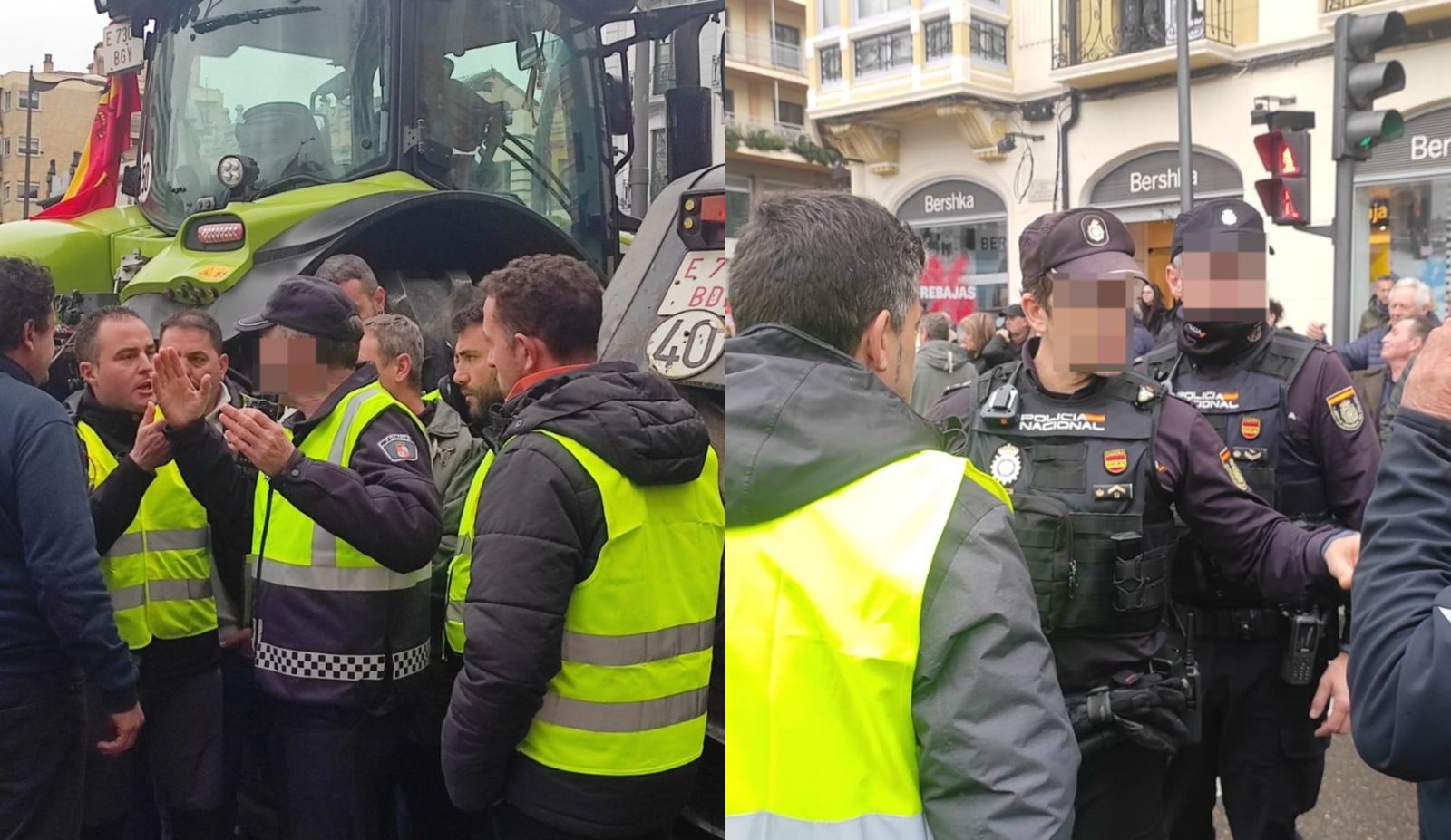 Aumenta la tensión ente policía y manifestantes en las protestas de Zamora