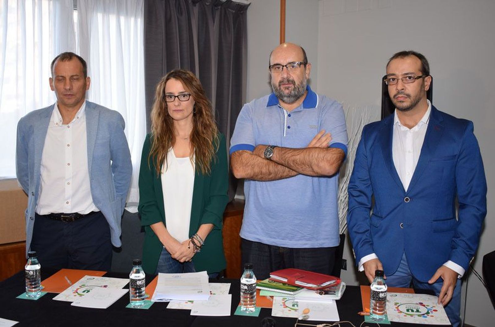 Mario Guitiérrez, Isabel Madruga Miguel Borra y Enrique Vega