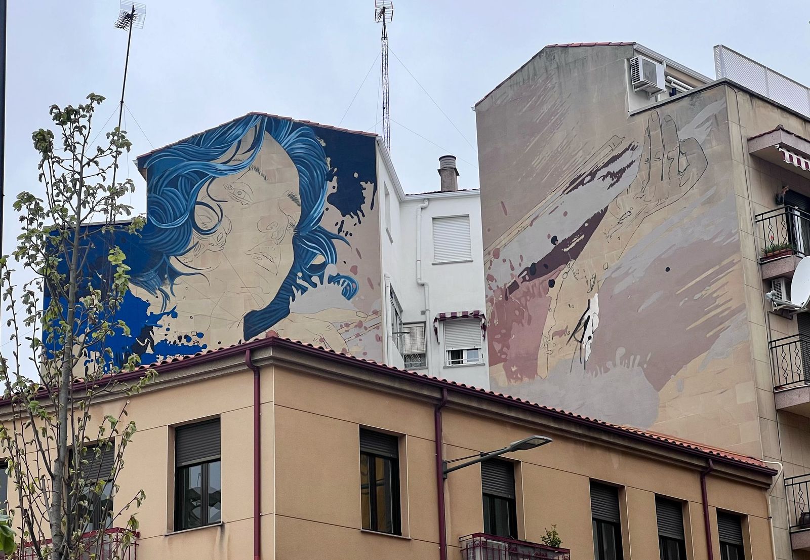 Mural de Sfhir en el Barrio del Oeste Mural de Sfhir en el Barrio del Oeste