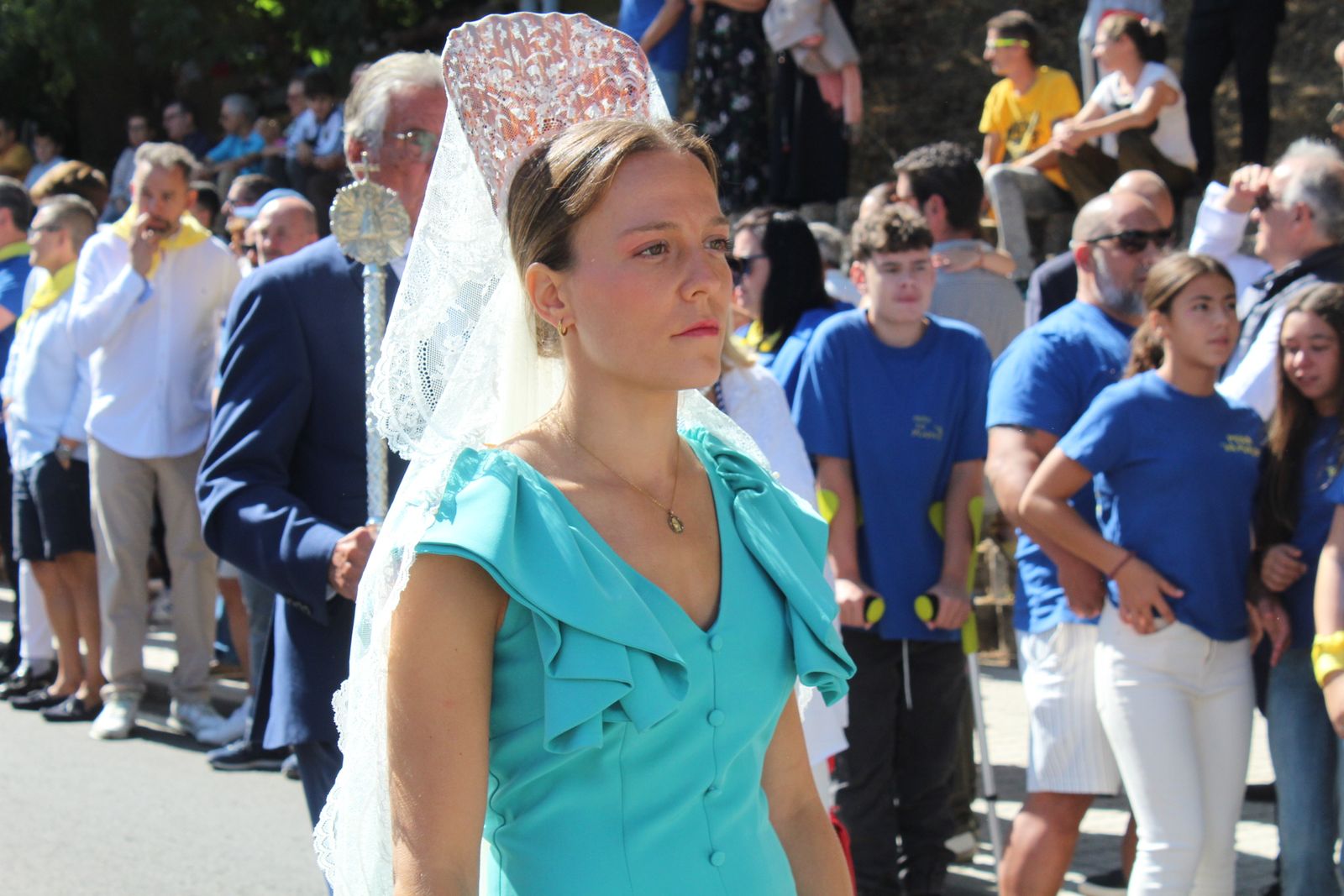 Béjar, misa y procesión en el santuario de Nuestra Señora del Castañar