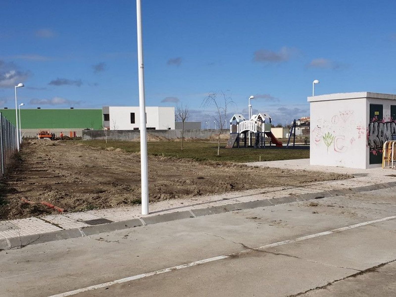 Foto Trabajos parque arbolado