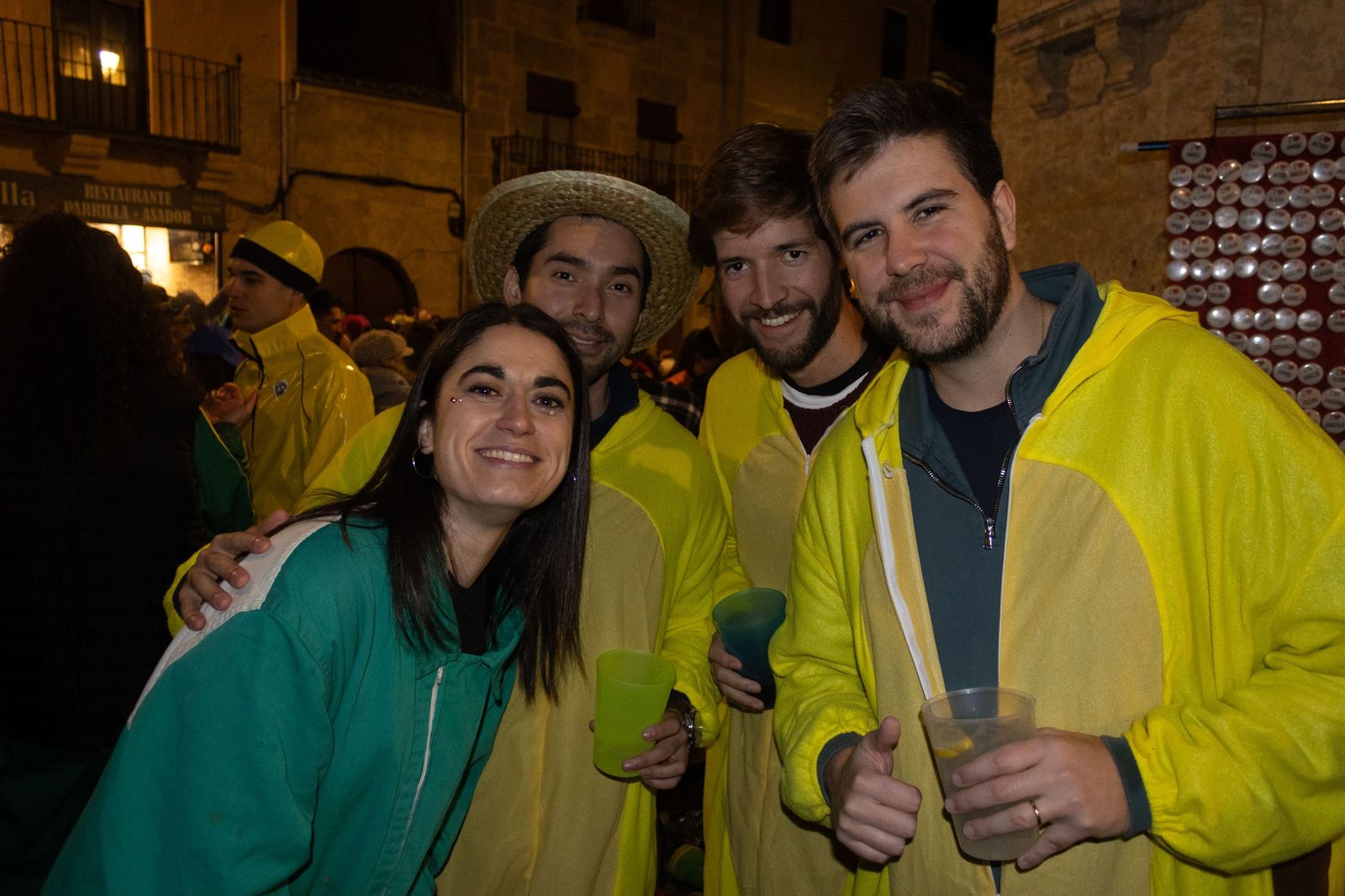 Salamanca de noche, sábado del Carnaval del Toro de Ciudad Rodrigo