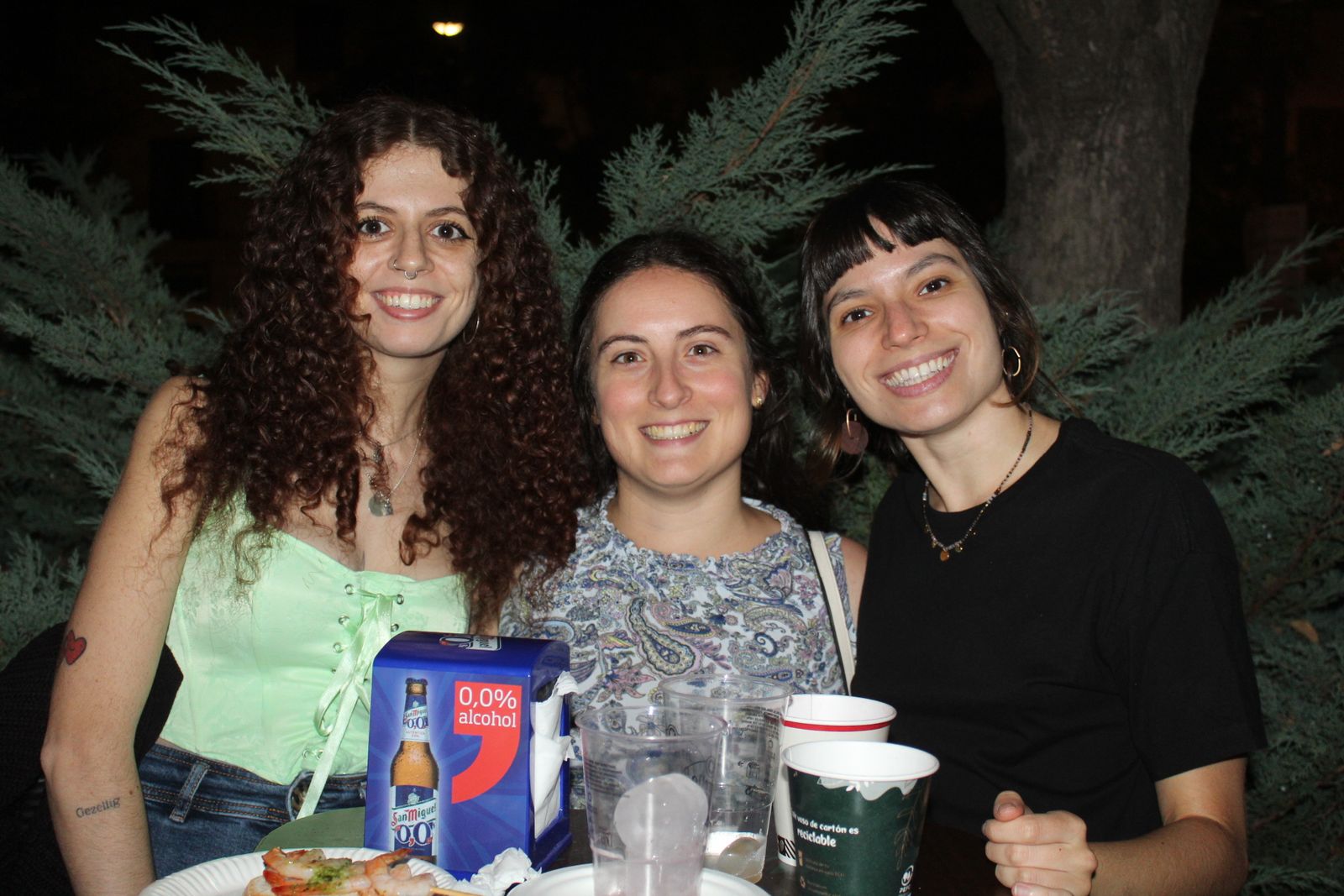 Ambiente en la Feria de Día en la tarde de este