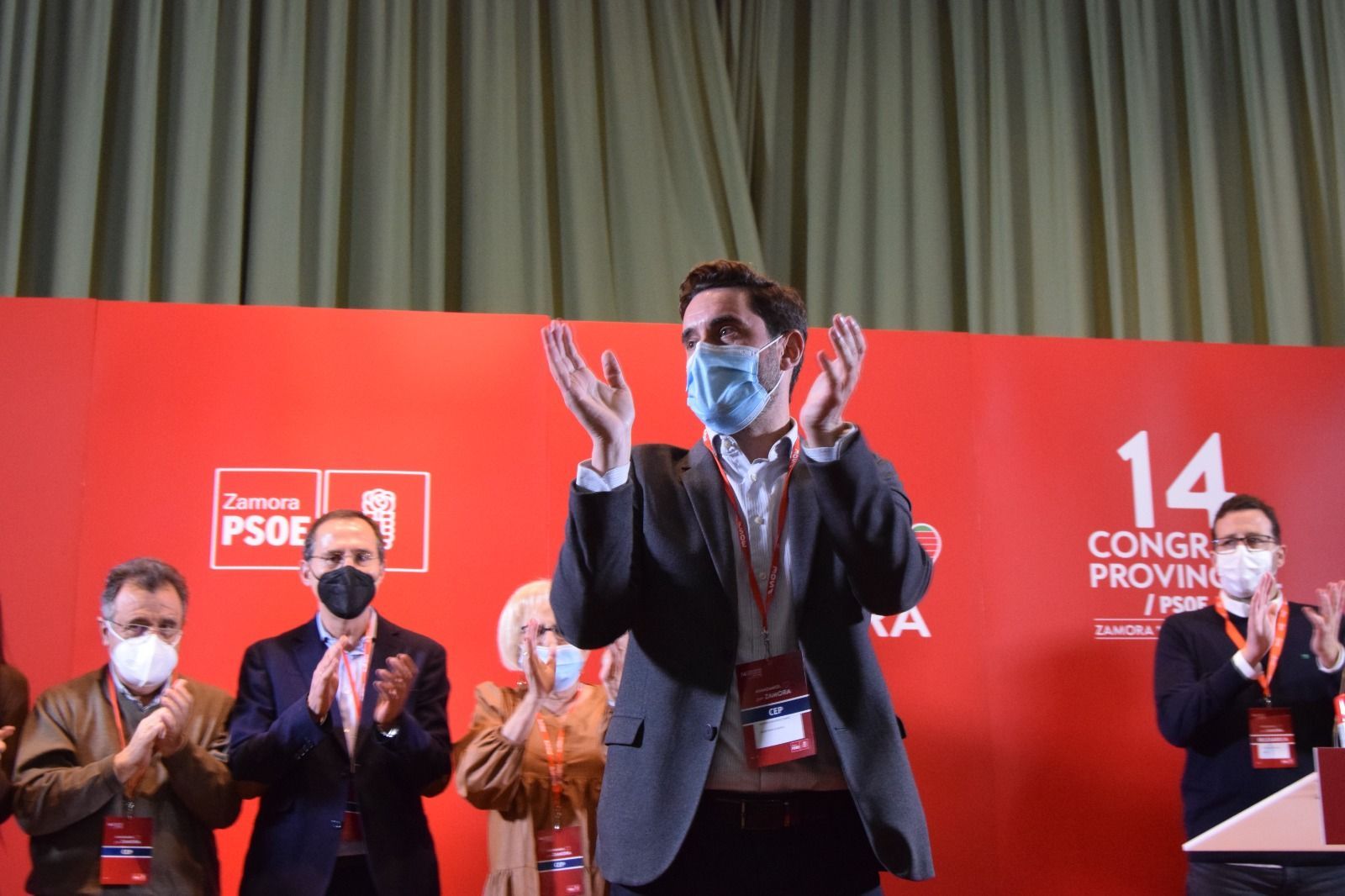 Antidio Fagúndez tras ser proclamado secretario provincial