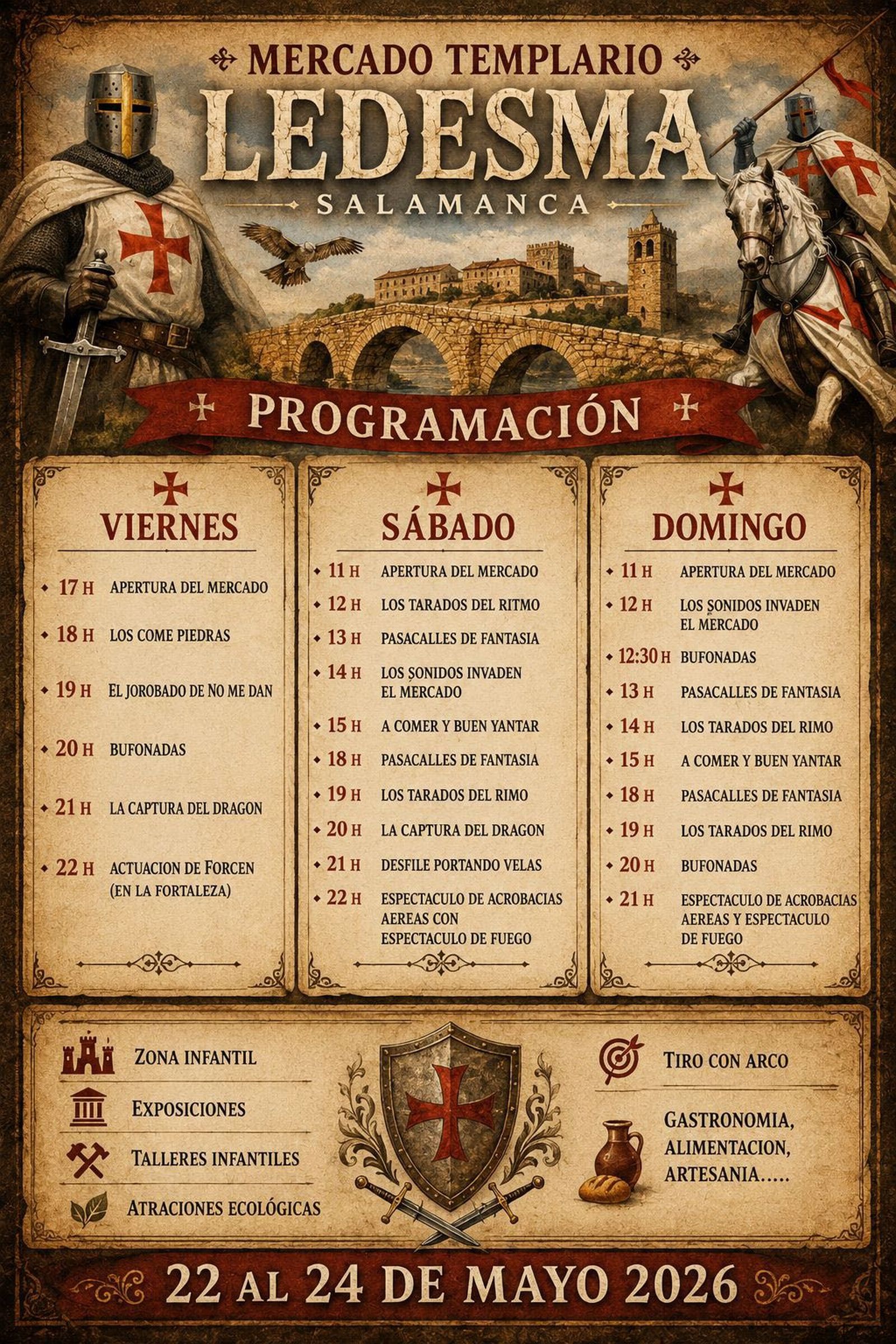 Mercado templario Ledesma