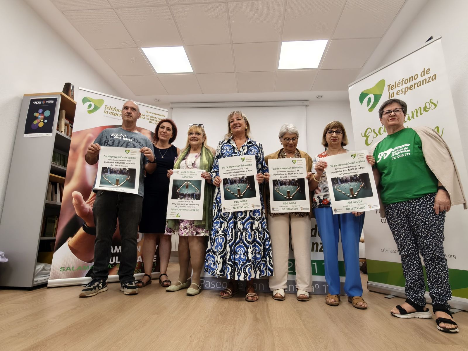 Predentación de la concetración en Salamanca por el Día Mundial del Suicidio