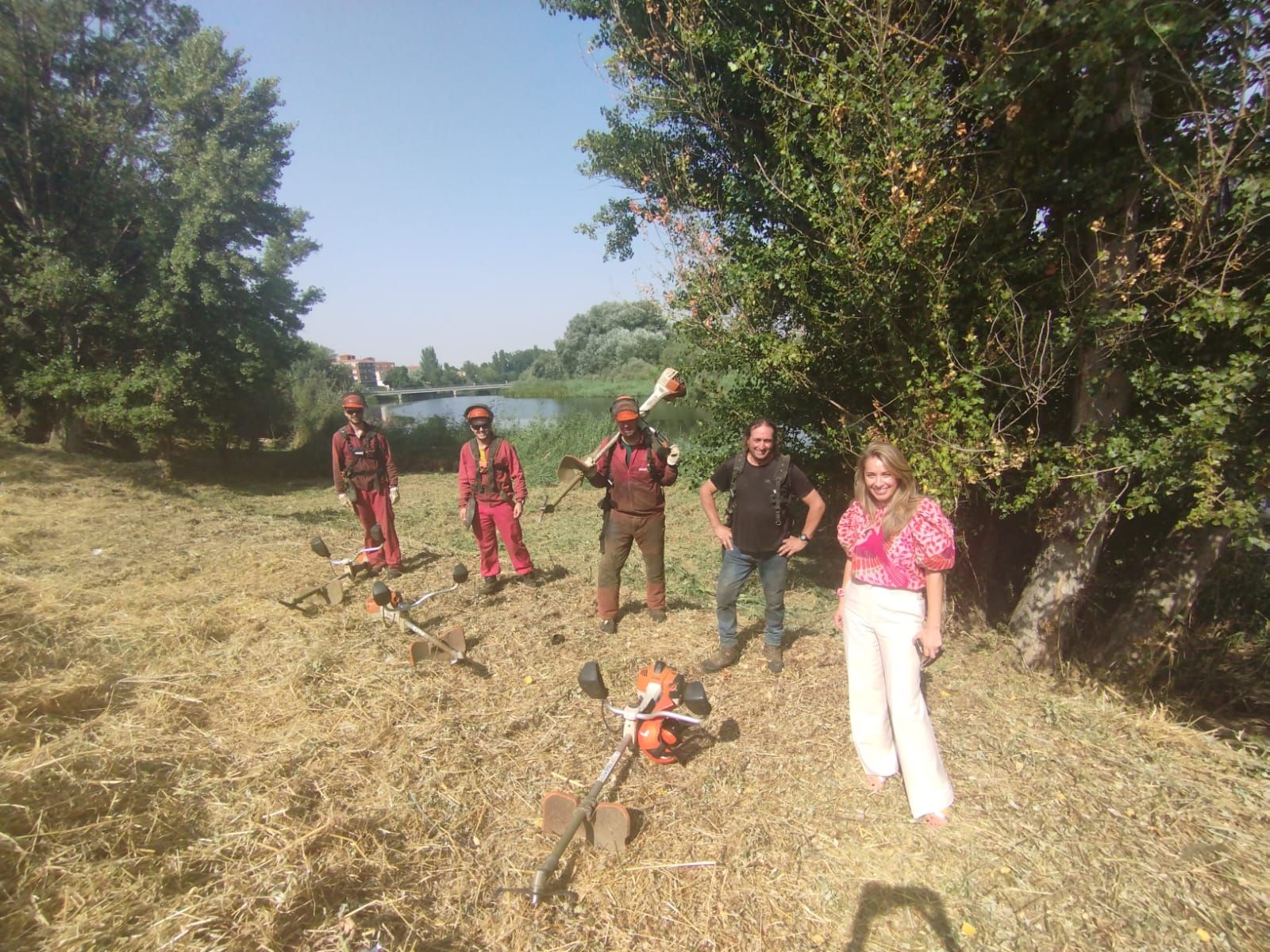 Acondicionamiento del Tormes en Santa Marta