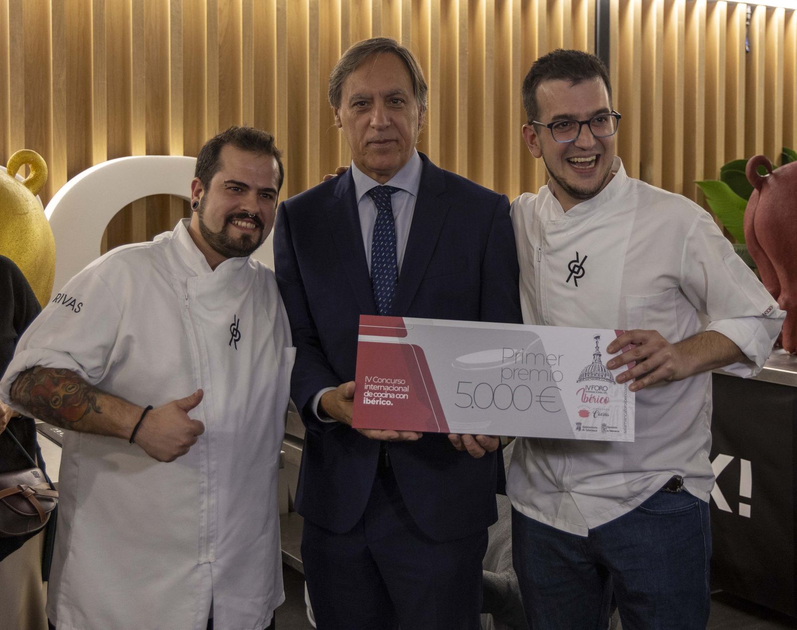 Entrega de premios del IV Concurso Internacional de Cocina con Ibérico dentro de la cuarta edición del Foro del Ibérico
