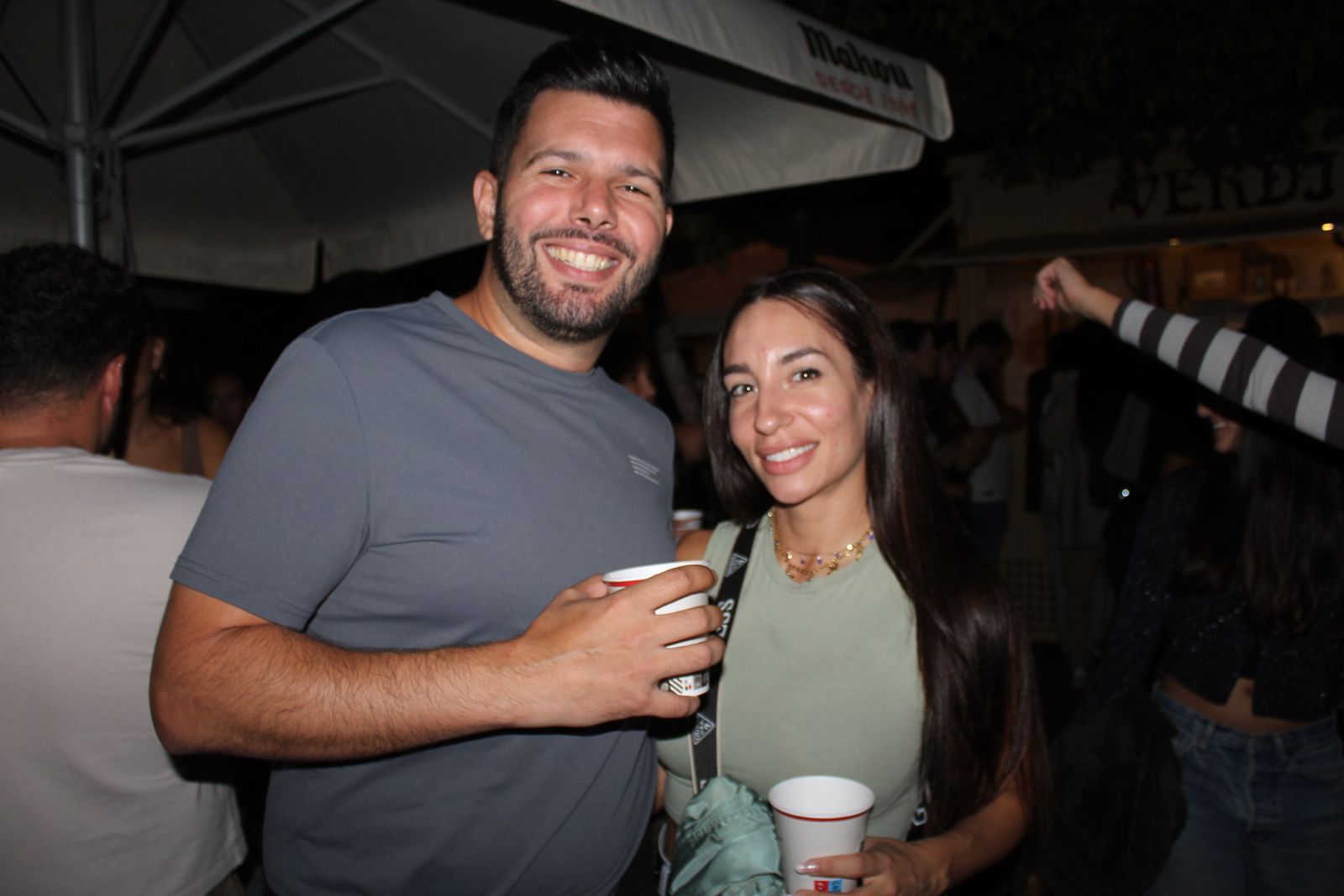 Ambiente en la Feria de Día en la tarde de este jueves