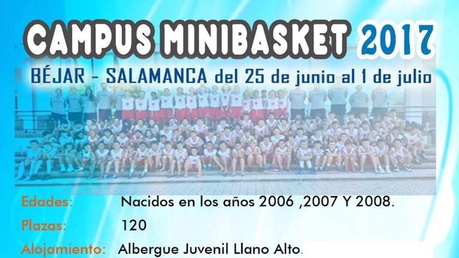 Béjar albergará una nueva edición del Campus Mini de verano de Castilla y León