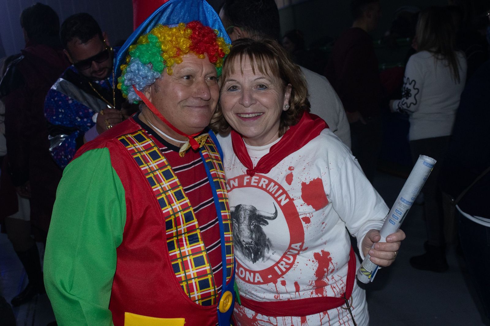 Salamanca de noche, sábado del Carnaval del Toro de Ciudad Rodrigo