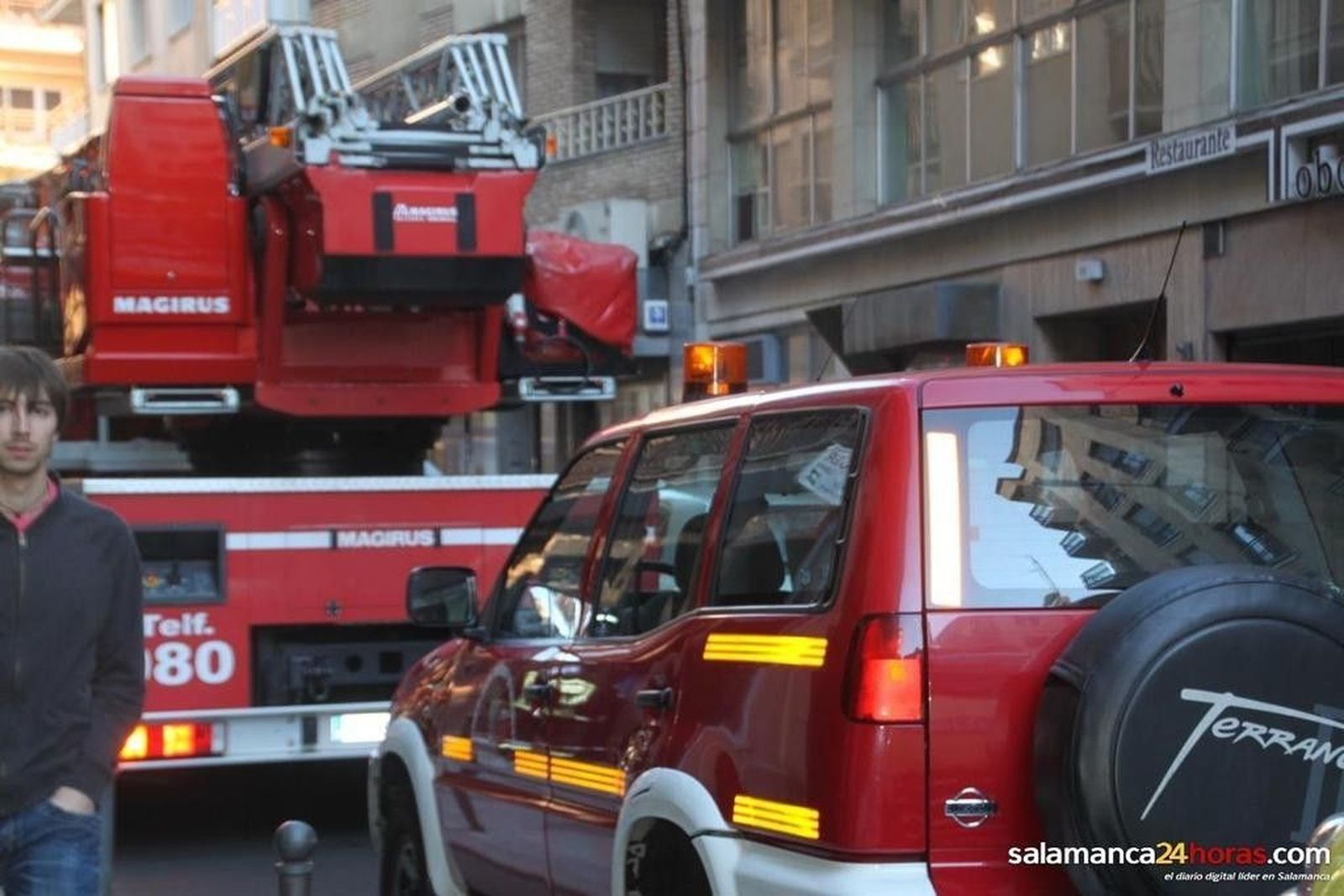 Incendio en la calle Pollo Martín