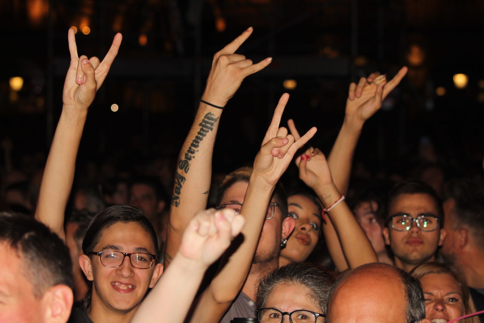 Concierto de Europe en la Plaza Mayor