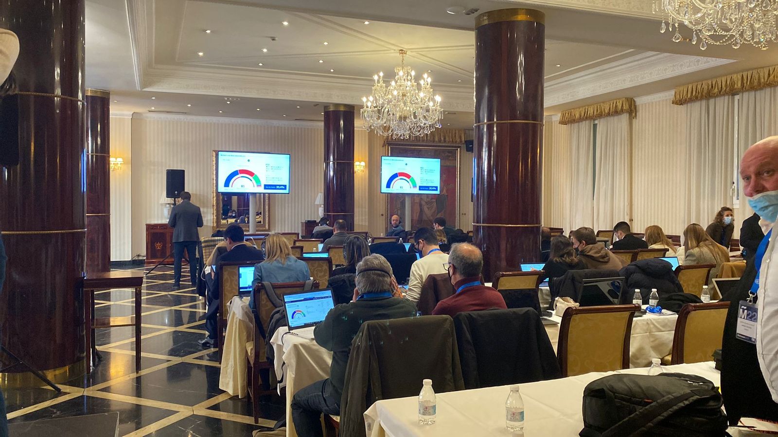 Seguimiento del escrutinio en el PP de Salamanca