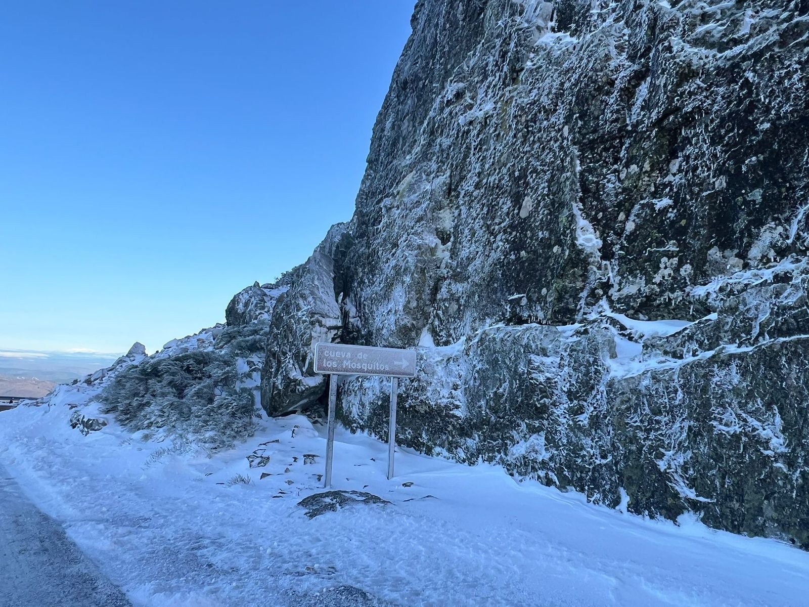 Nieve en la Peña de Francia. Salamanca. Foto S24H Nieve en la Peña de Francia. Salamanca. Foto S24H