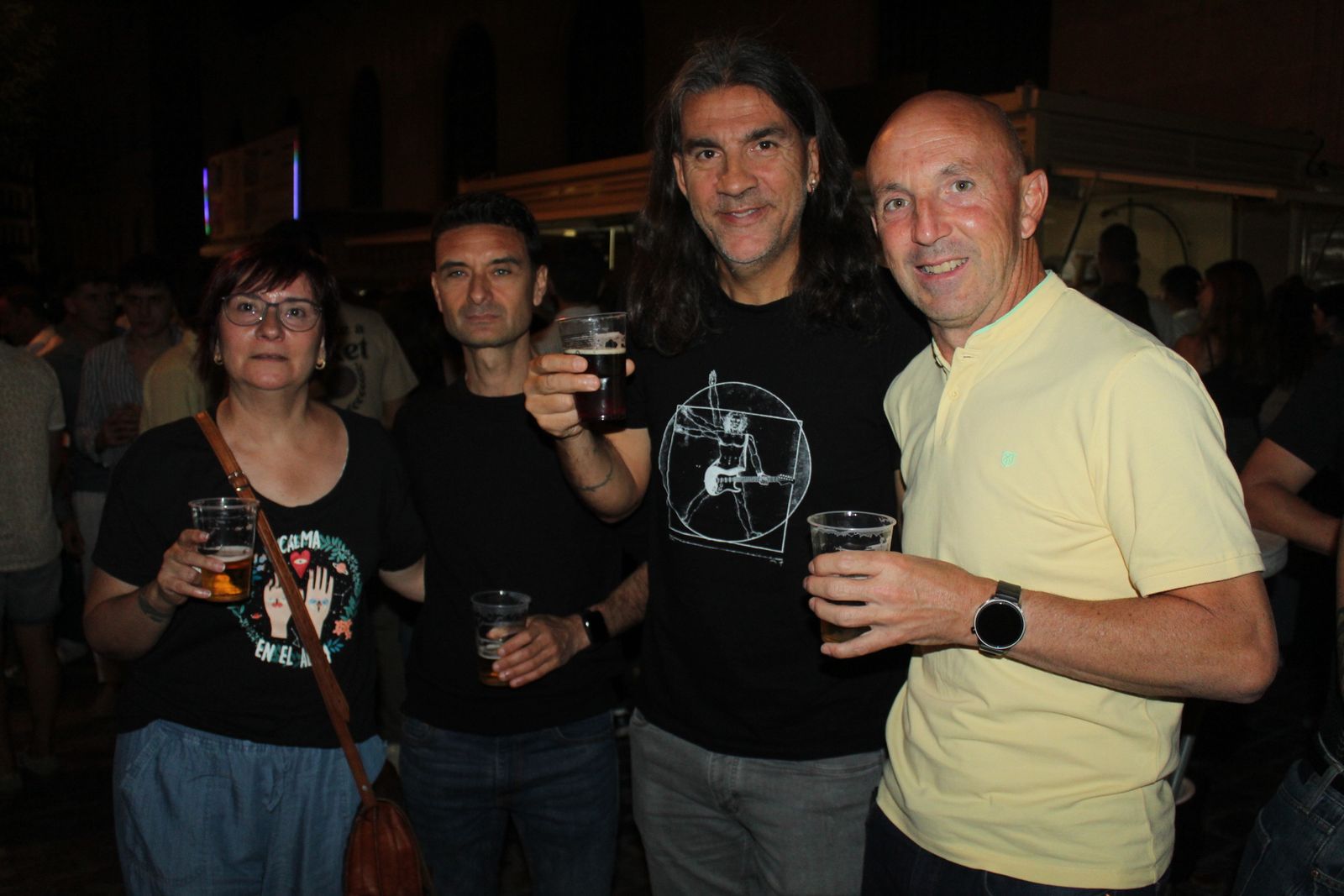 Ambiente en la Feria de Día en la tarde de este sábado