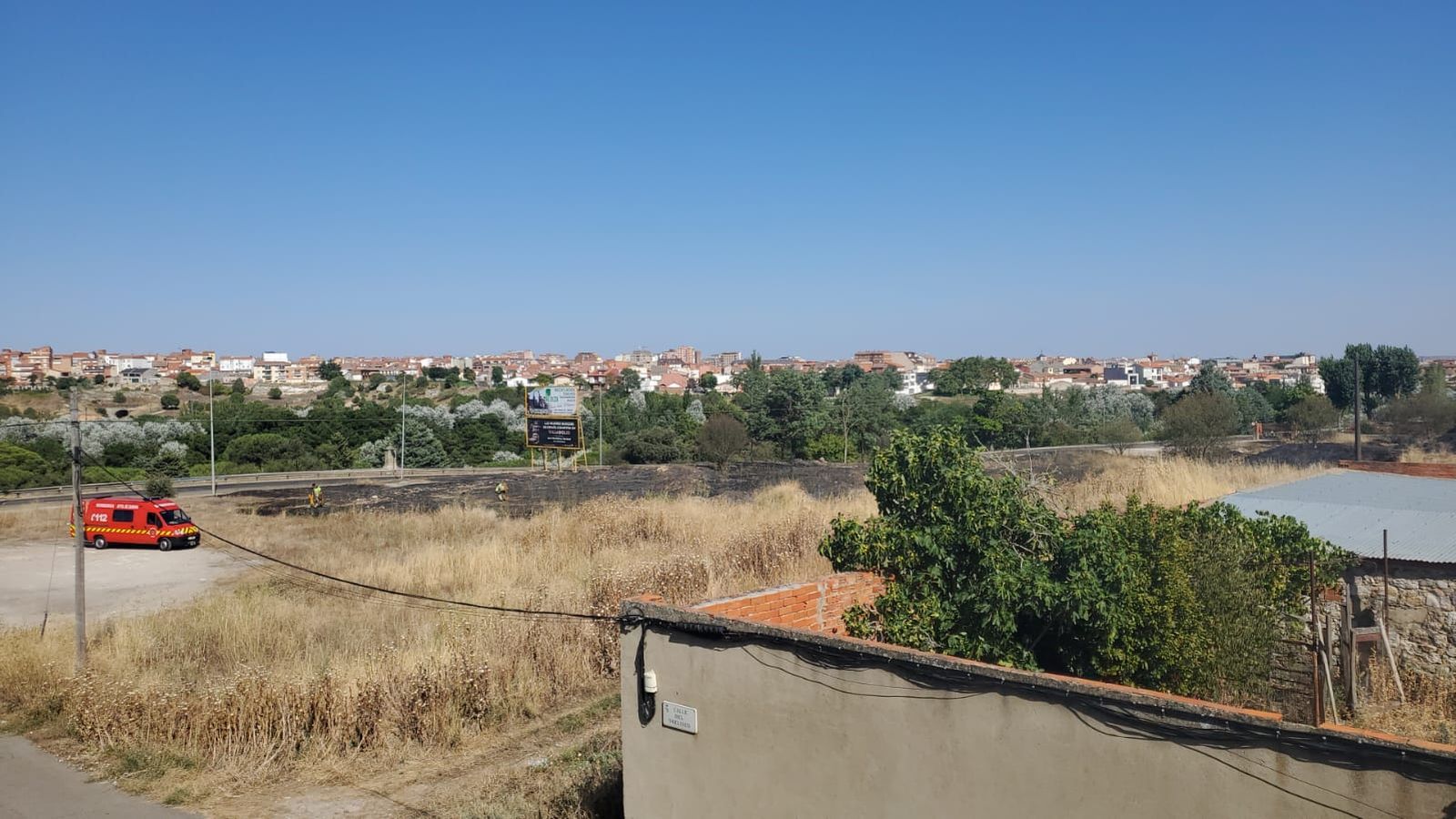 Imagen de la zona afectada