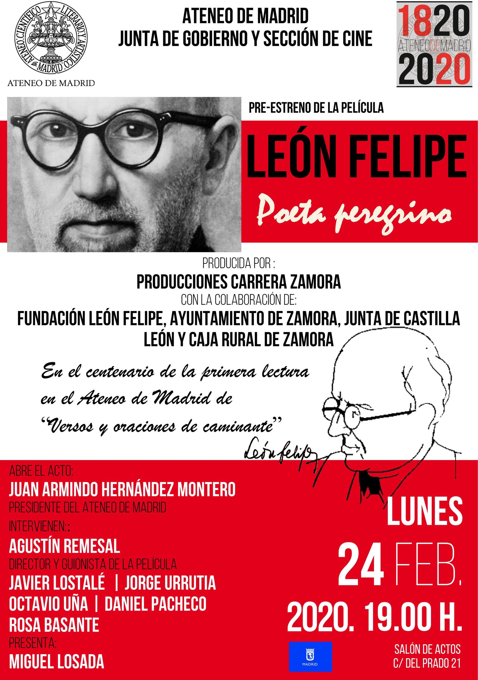 Cartel Doc. Leu00f3n Felipe