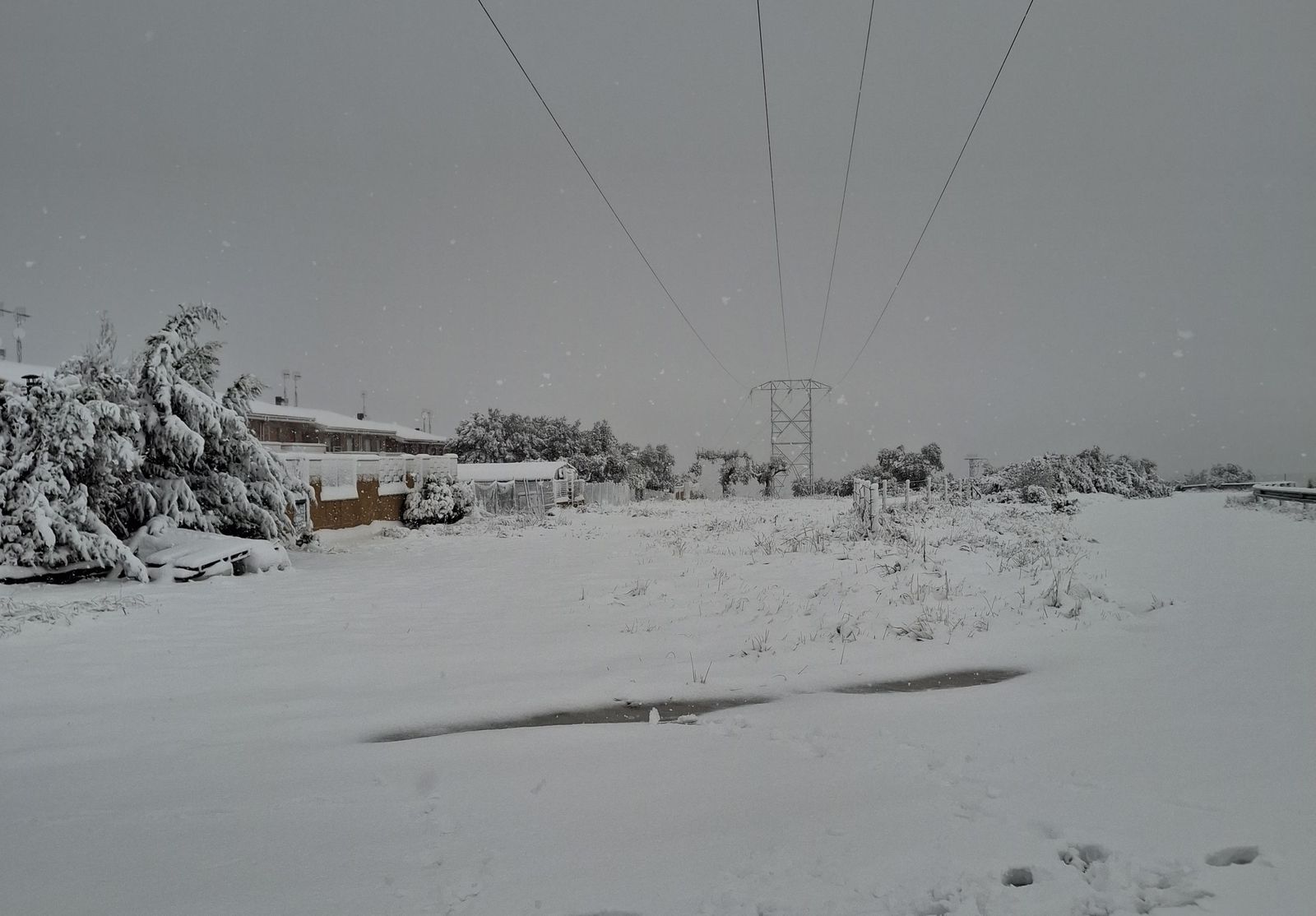 Carreteras anegadas en Cuatro Calzadas