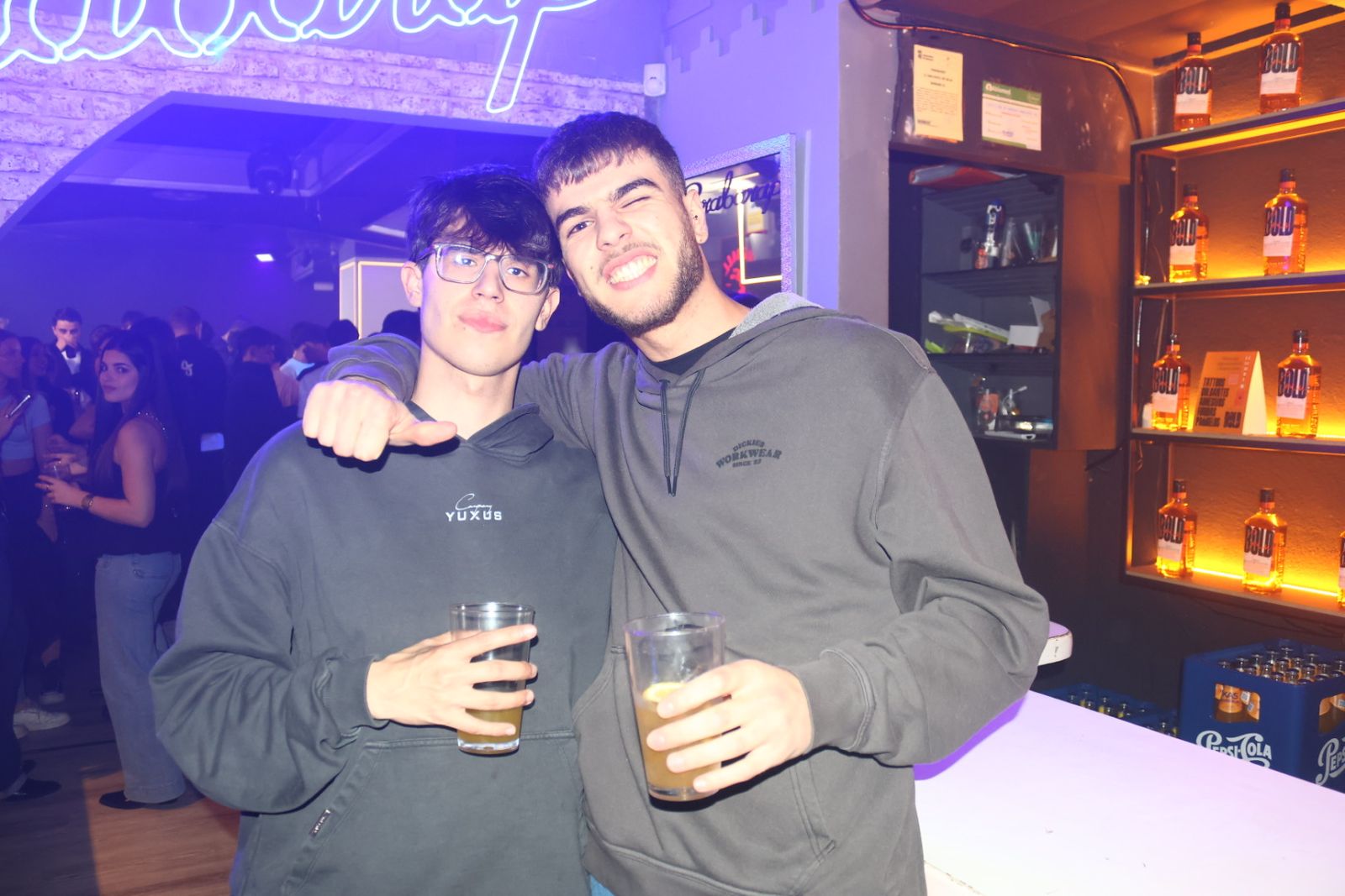 Salamanca de noche, sábado 21 de febrero