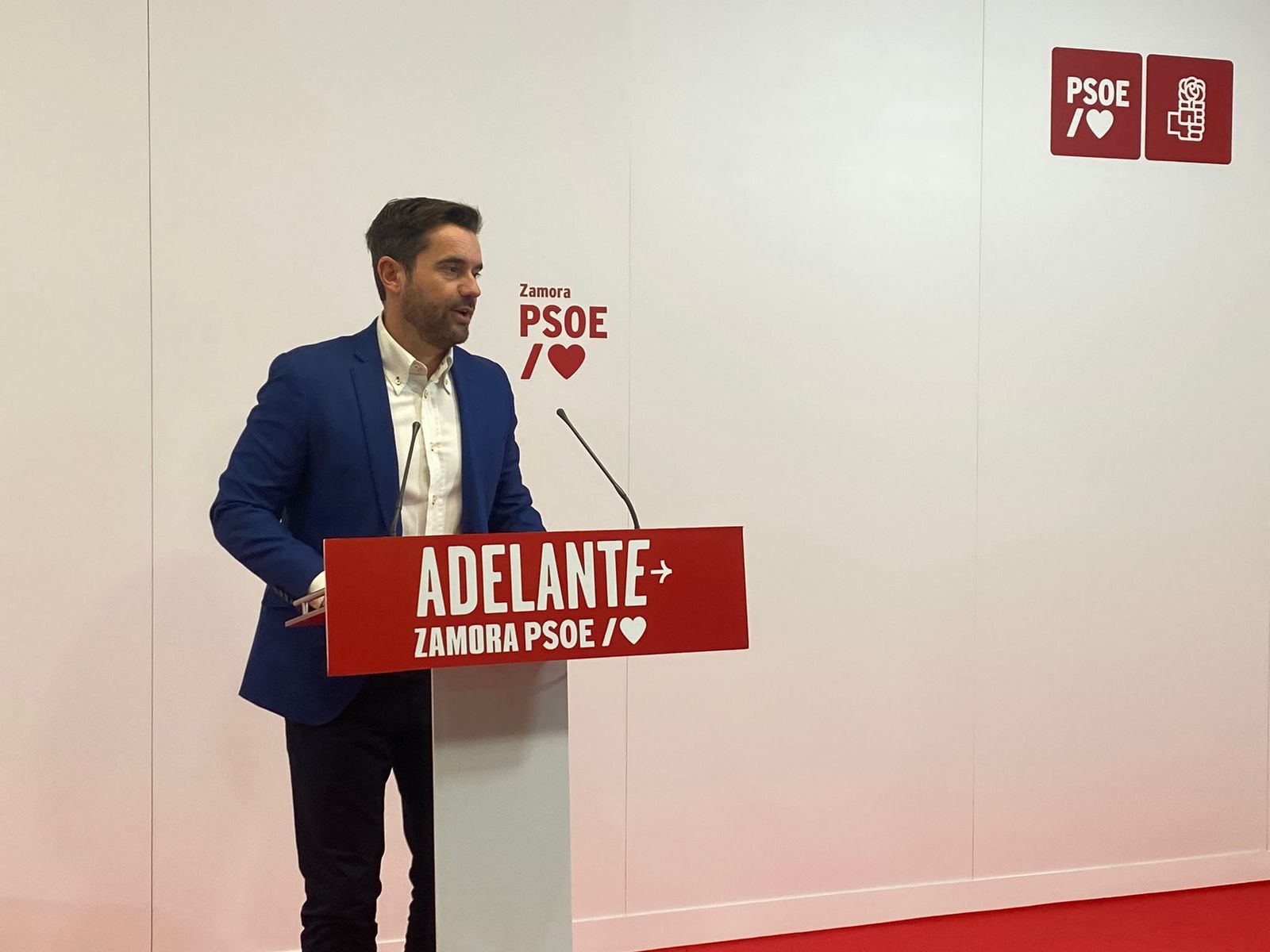 Antidio Fagúndez, diputado nacional del PSOE de Zamora.