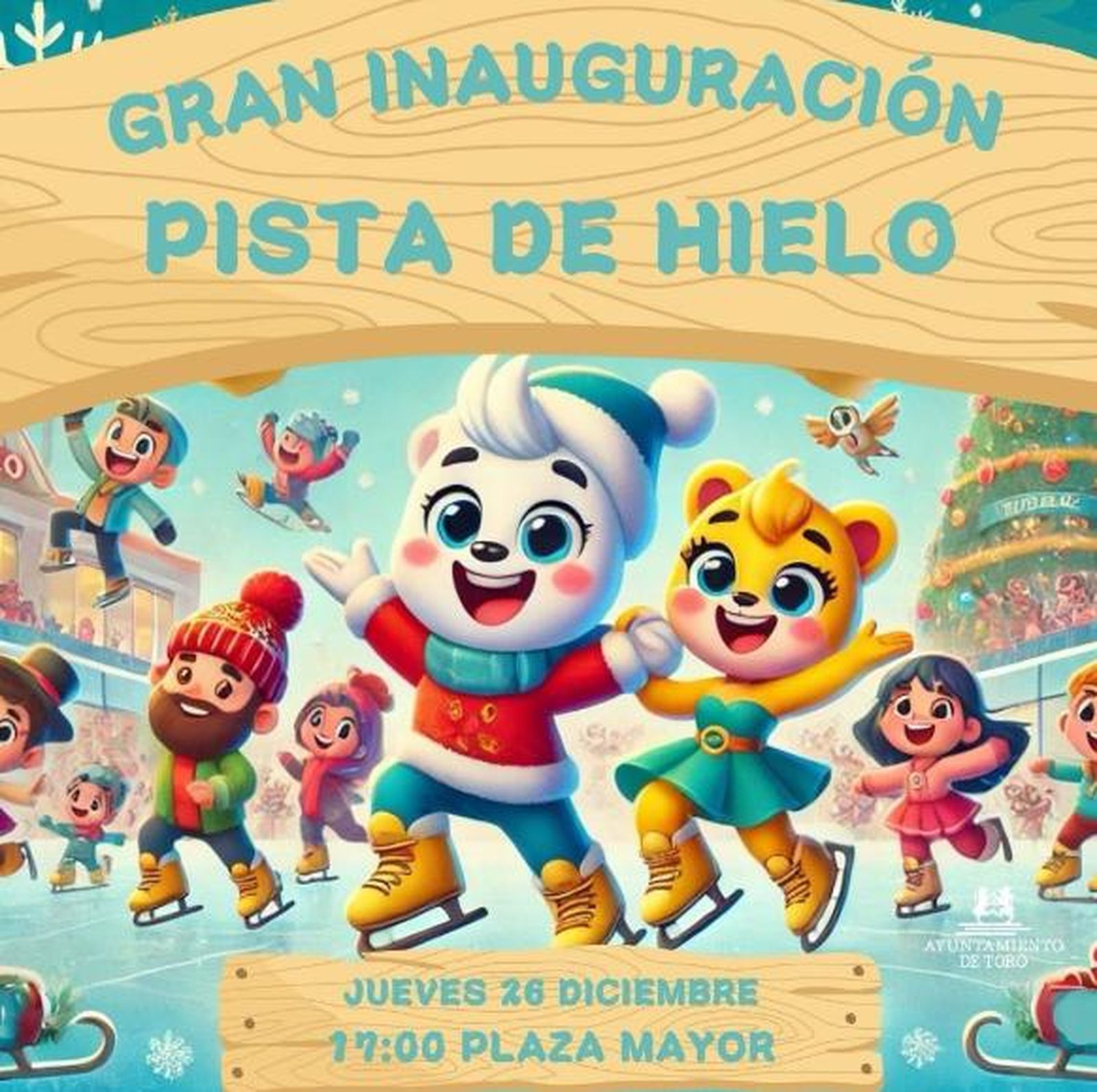 Toro inaugura su pista de patinaje con entradas a solo 3 euros