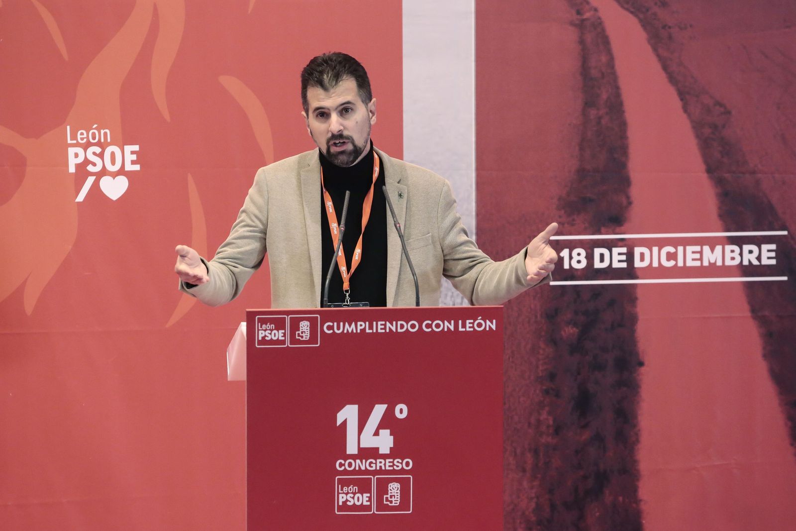 Luis Tudanca, secretario general del PSOE en Castilla y León