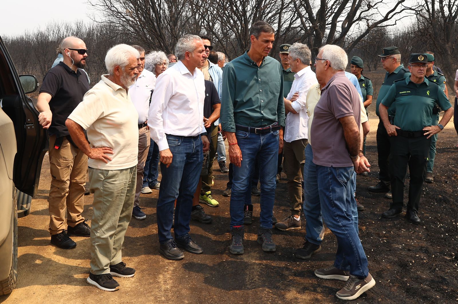 GALERÍA | Así ha sido la visita de Pedro Sánchez a Molezuelas de la Carballeda
