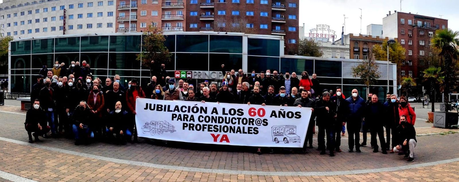 Plataforma para la jubilación a los 60 años en Salamanca