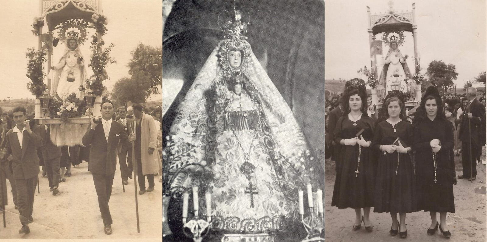 Imágenes antiguas de la Romería de La Hiniesta Ayuntamiento de La Hiniesta