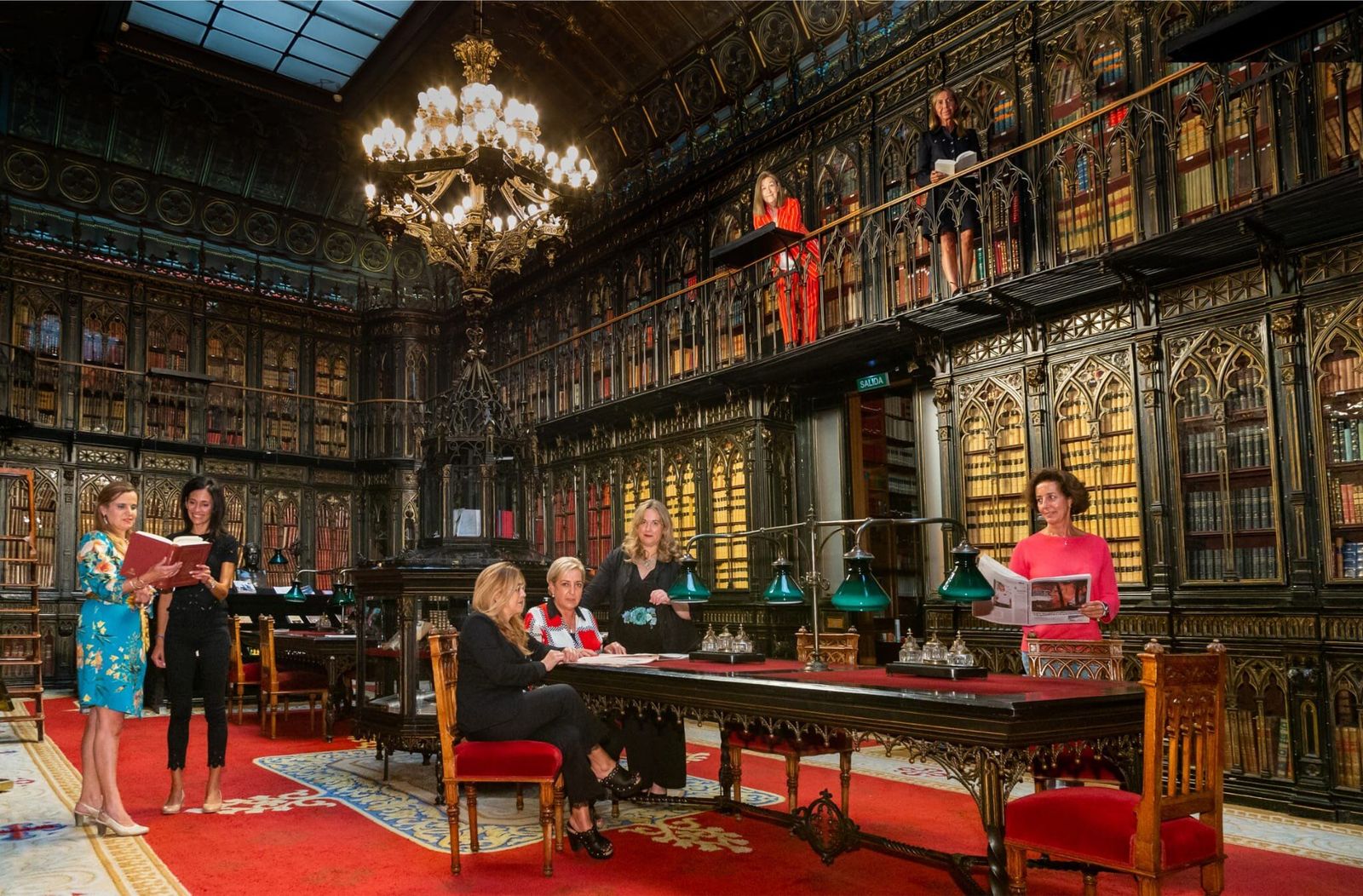 Foto biblioteca senadoras