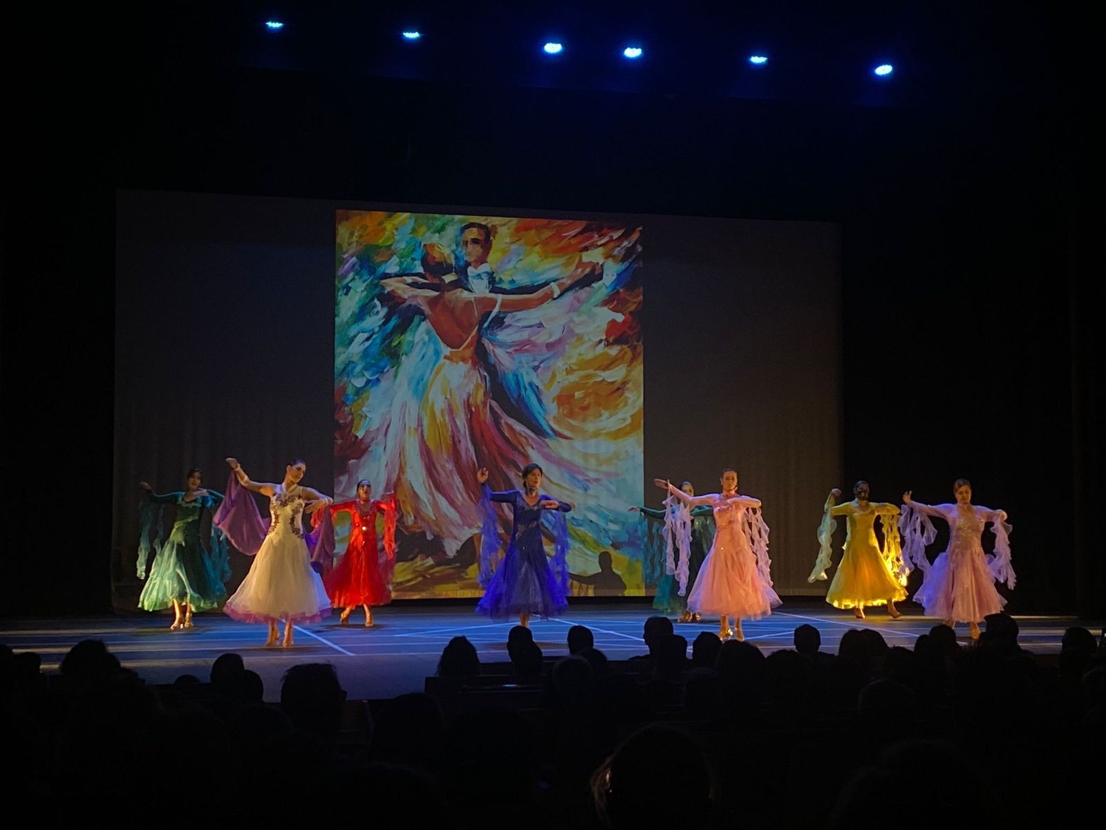 Un instante de un espectáculo