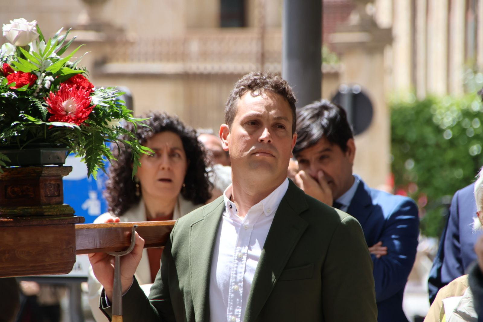 Procesión y bendición simbólica de los campos por el día del patrón de los agricultores, San Isidro Labrador