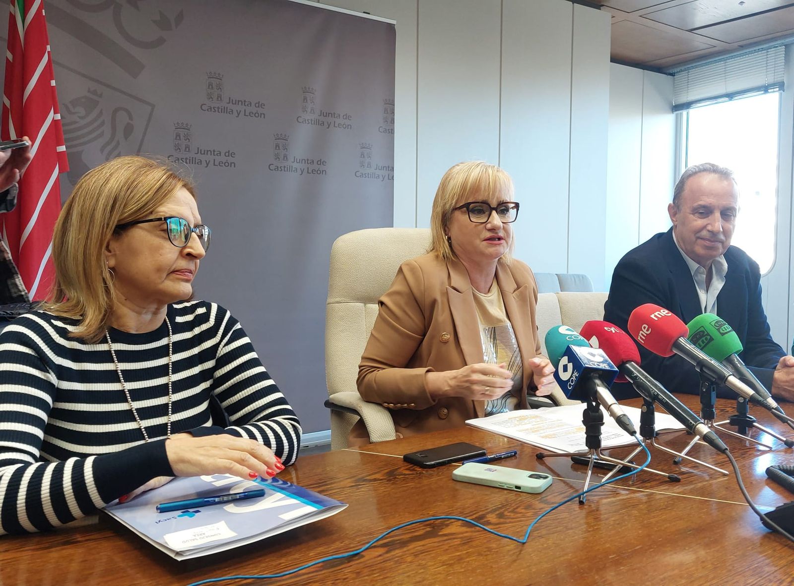 Leticia García, en rueda de prensa