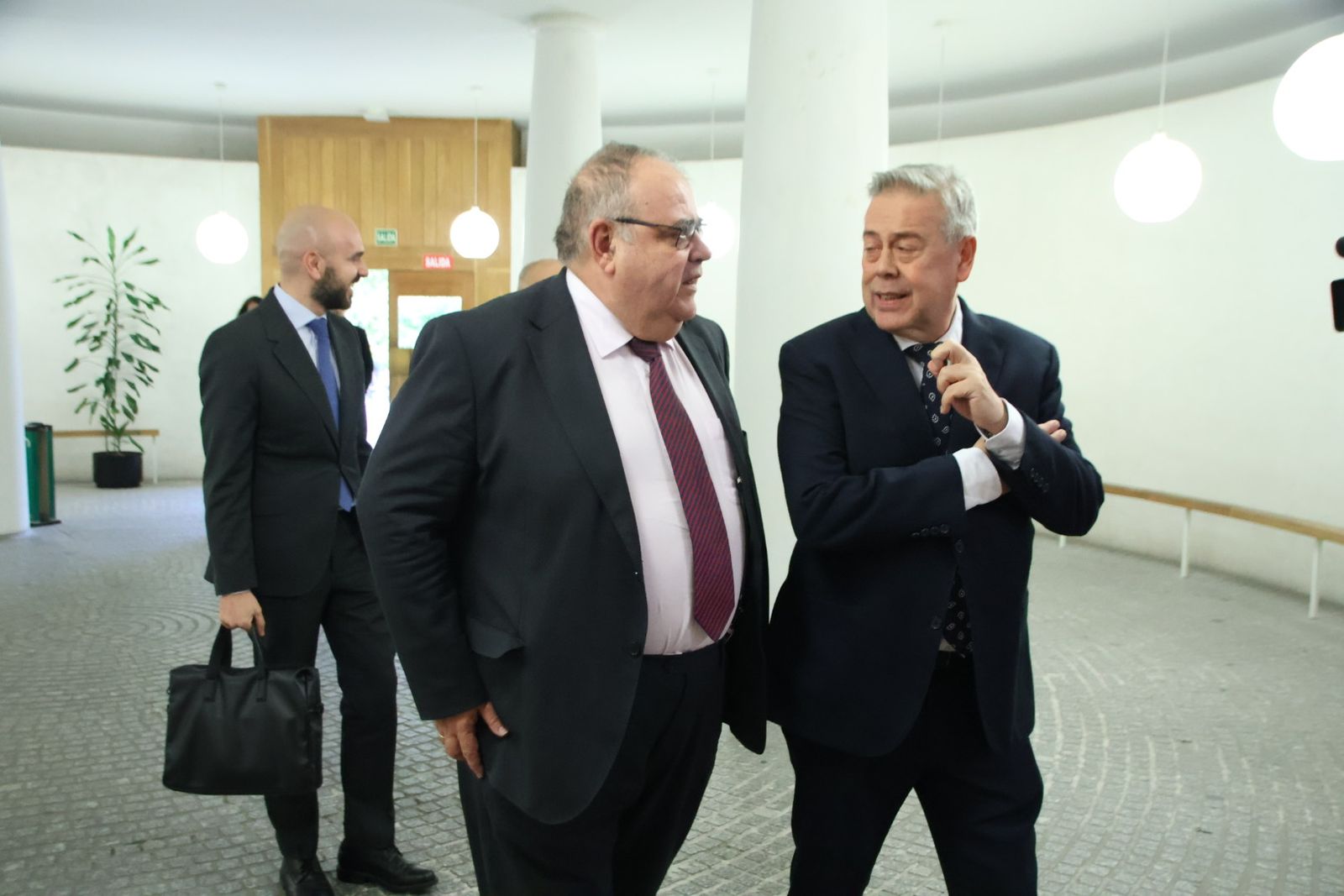 El consejero de Sanidad, Alejandro Vázquez Ramos, participa en la mesa redonda: '¿Cómo impulsar la oncología radioterápica desde las administraciones públicas? Realidades y perspectivas'