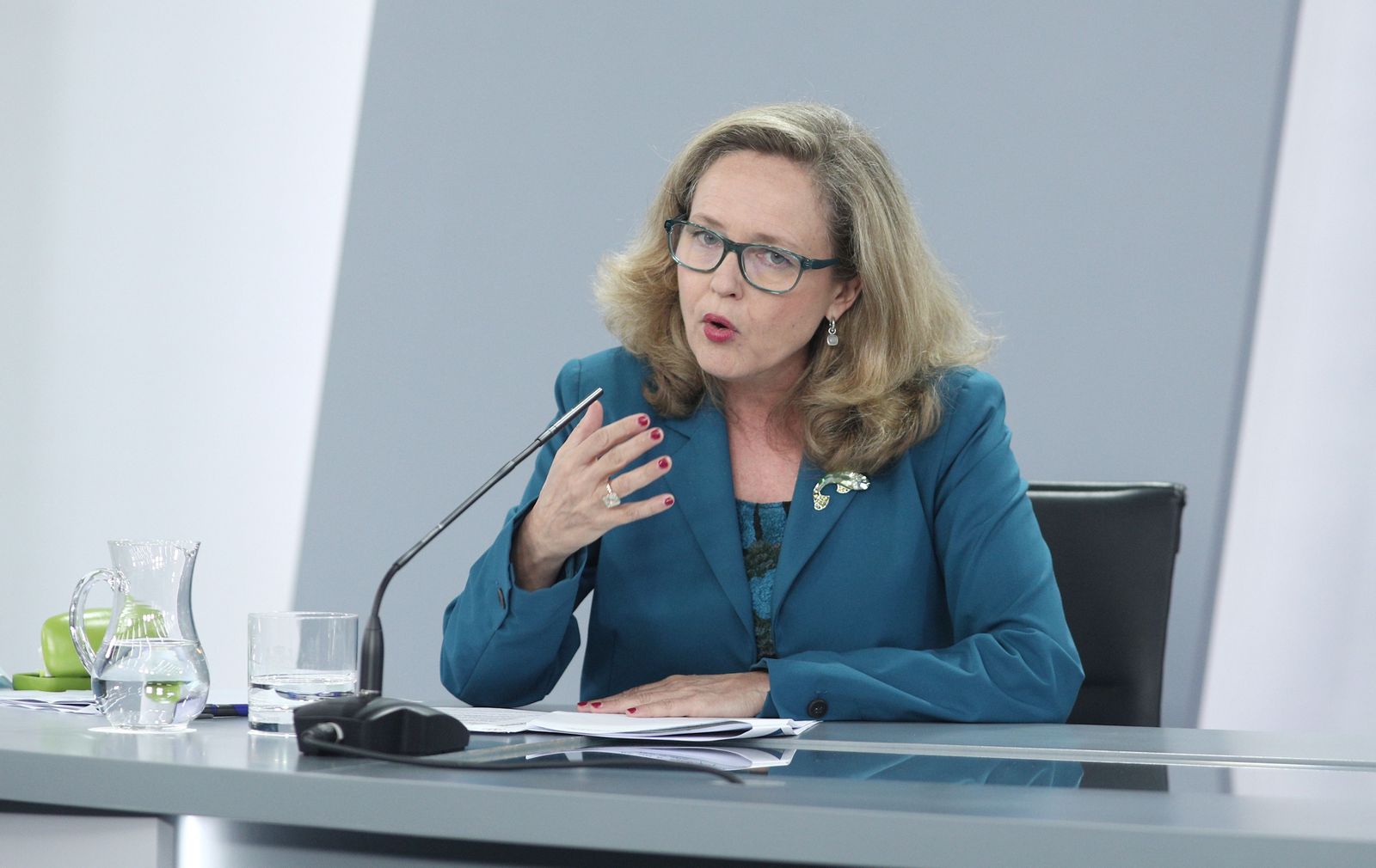 La vicepresidenta tercera del Gobierno y ministra de Asuntos Económicos y Transformación Digital, Nadia Calviño