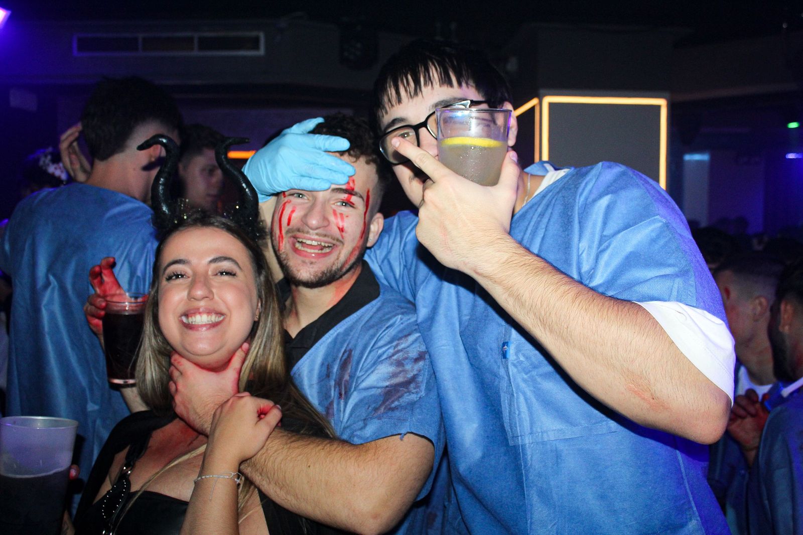 Salamanca de noche, viernes 31 de octubre