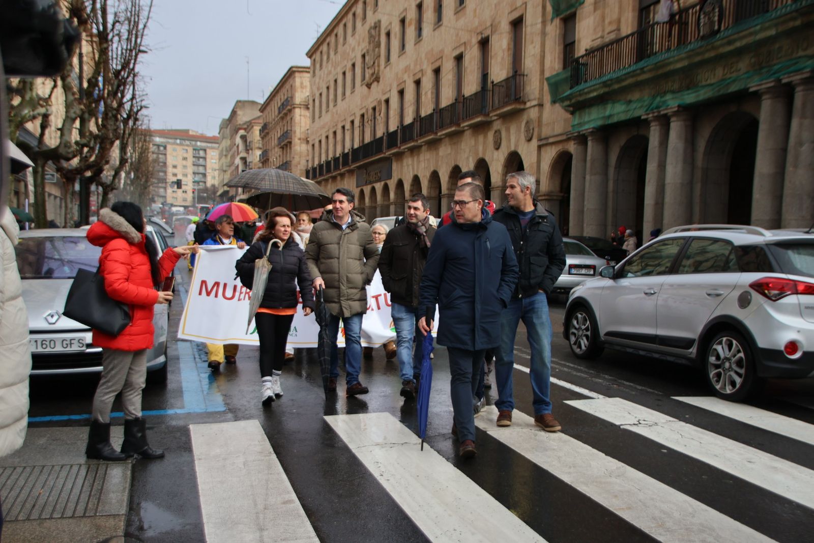 Protesta de los apicultores en Salamanca contra Mercosur